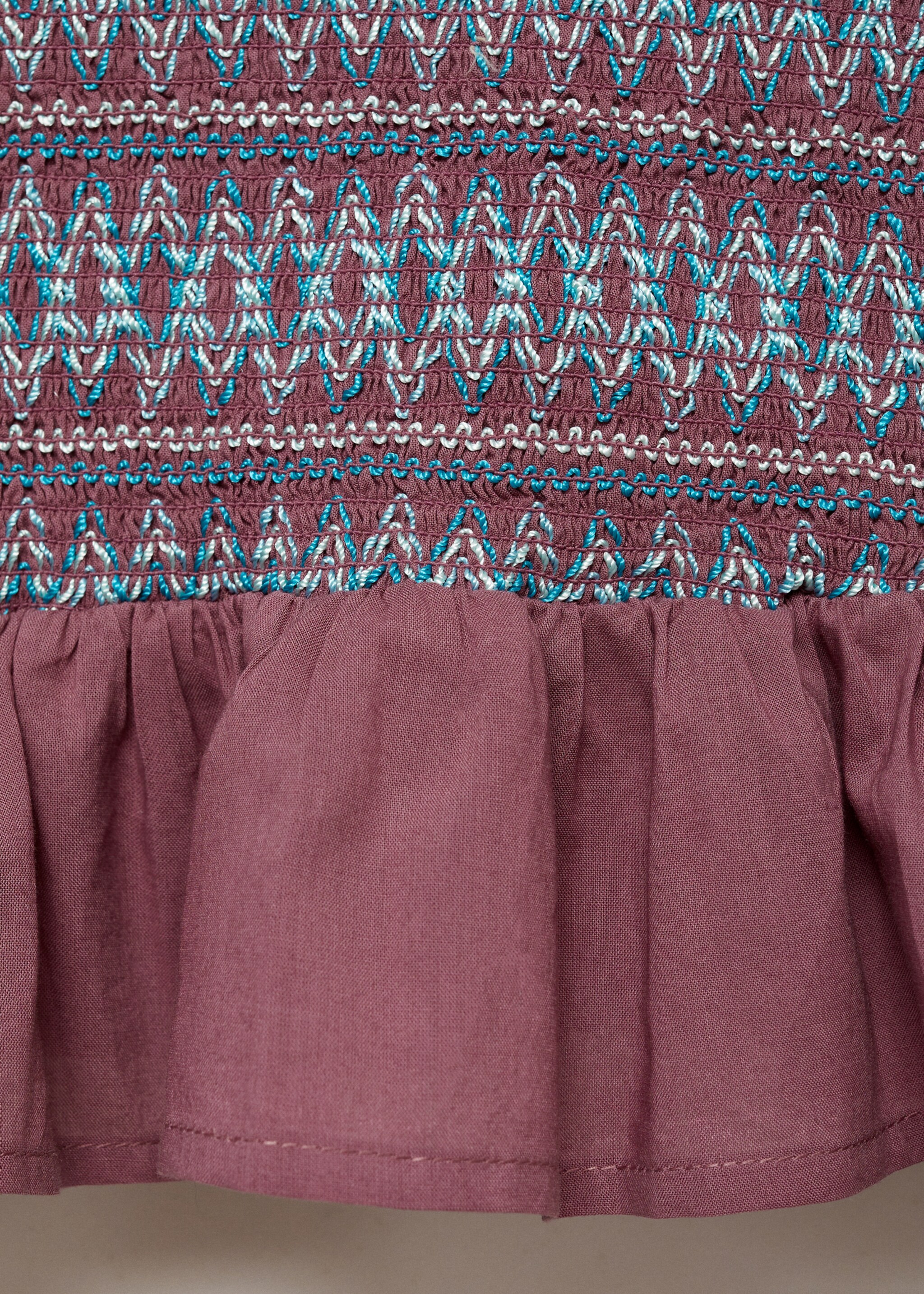 Honeycomb pattern blouse - Details of the article 8