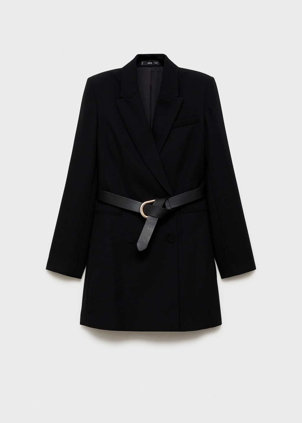 Belted blazer dress