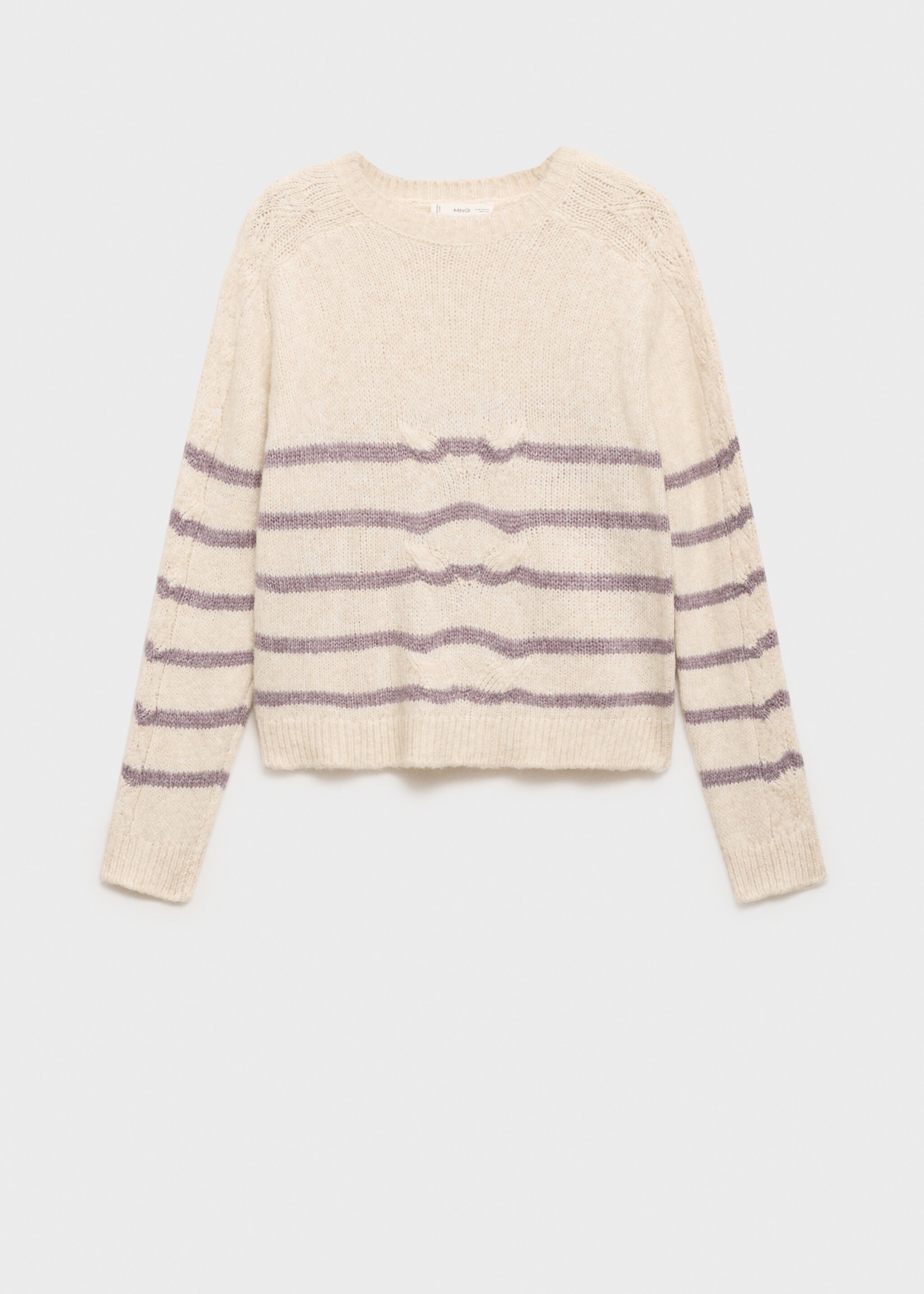 Oversized striped sweater - Article without model