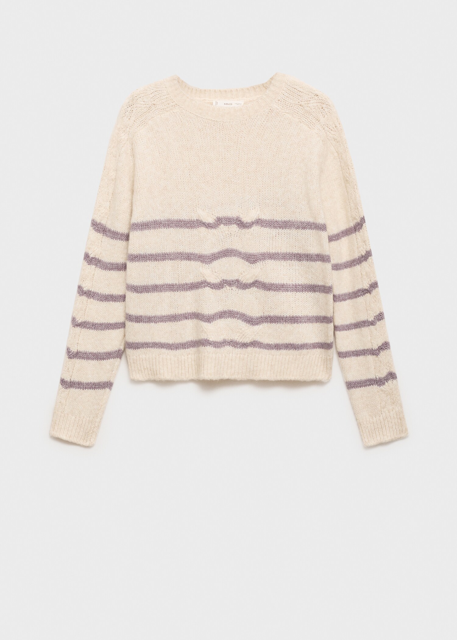 Oversized striped sweater - Article without model