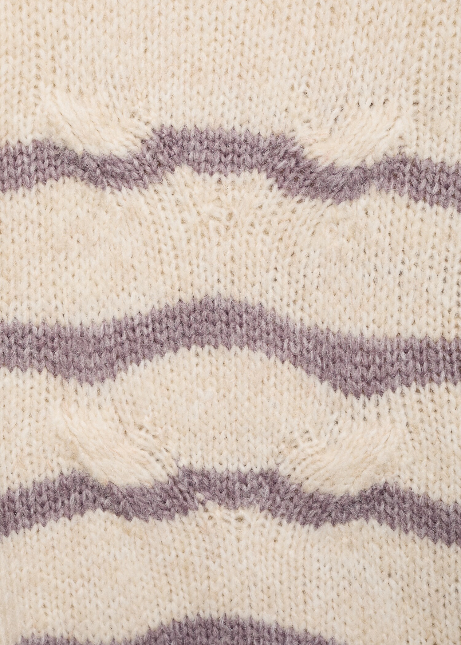 Oversized striped sweater - Details of the article 8