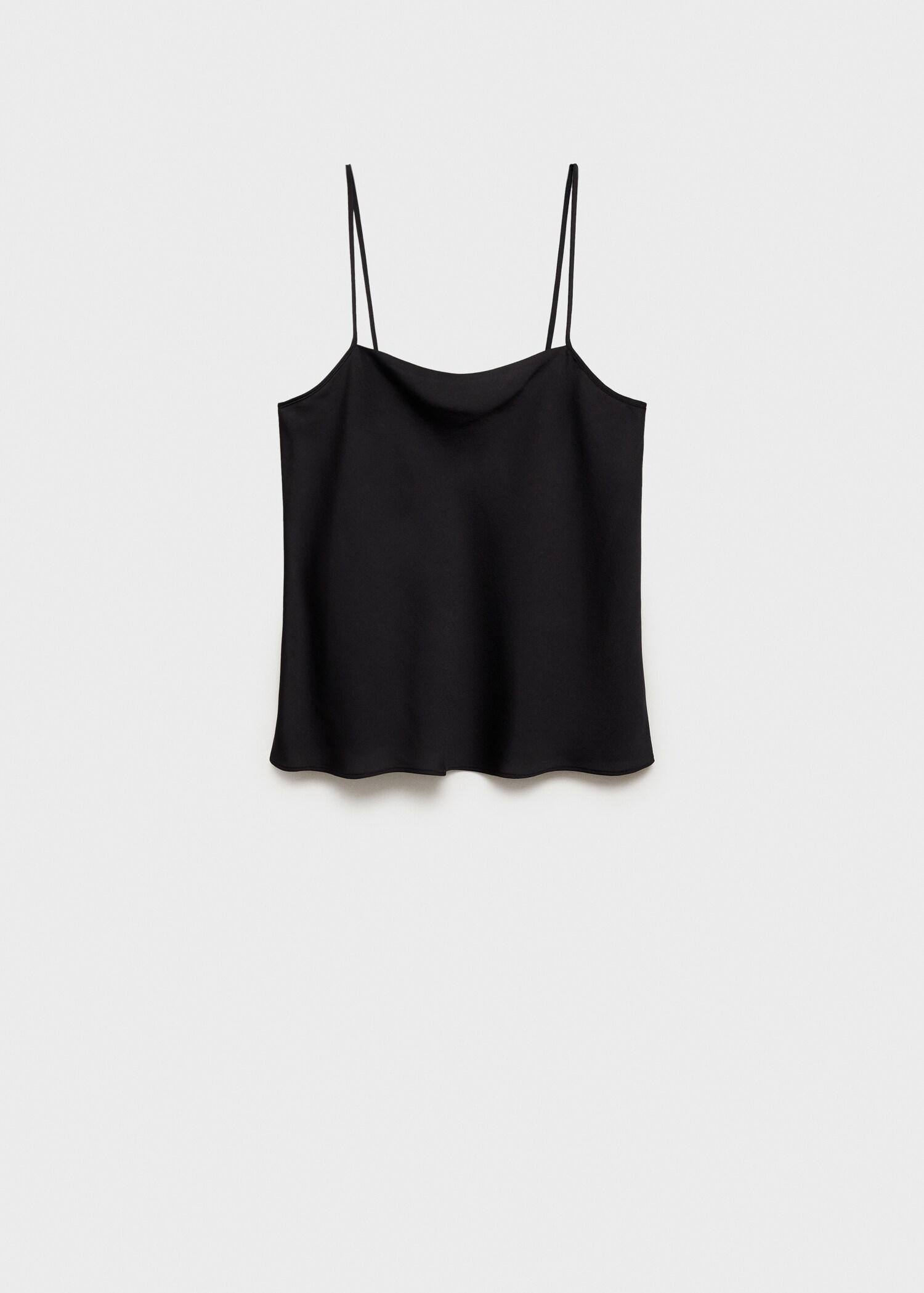 Satin top with thin straps - Article without model
