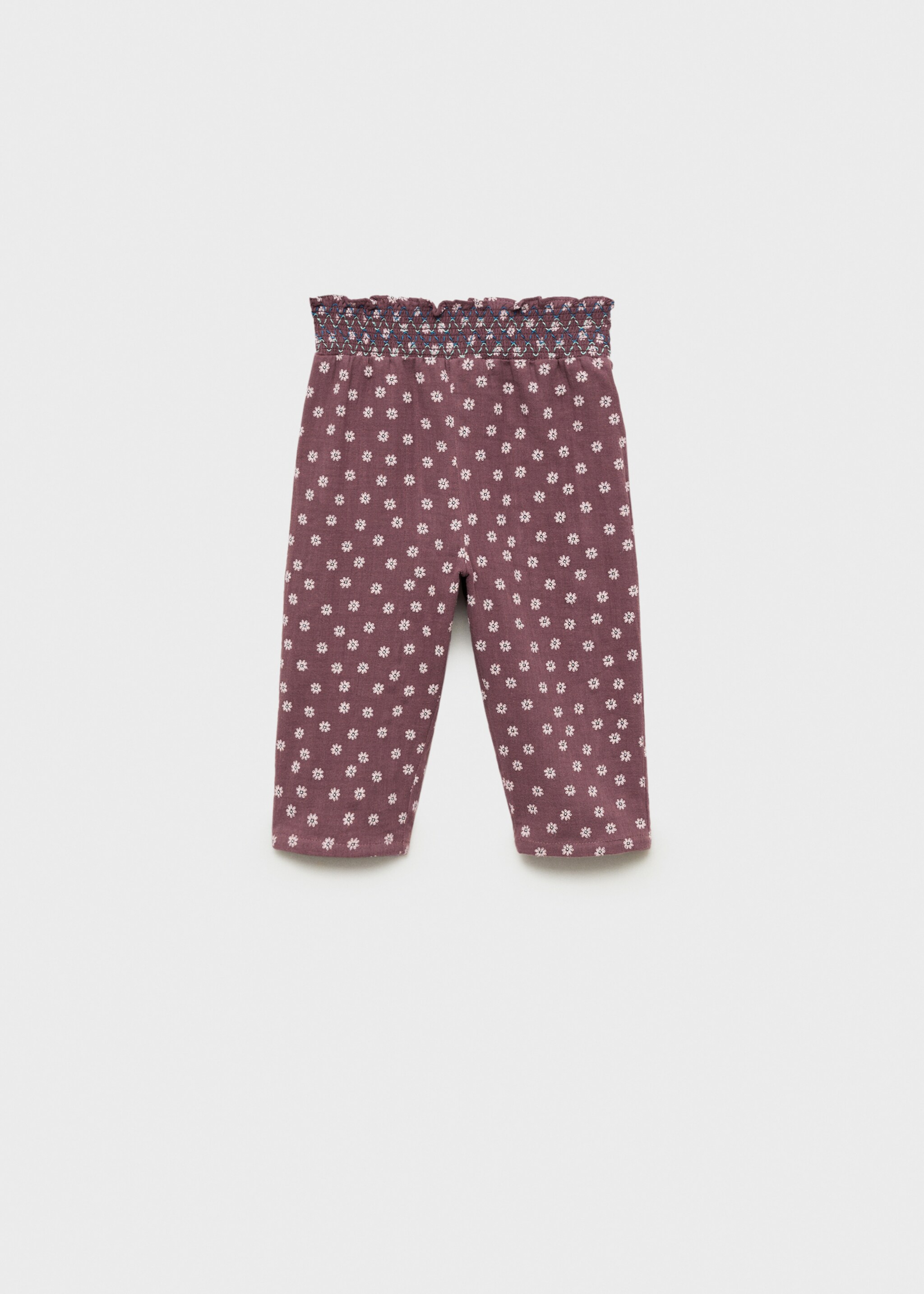 Printed cotton trousers - Article without model