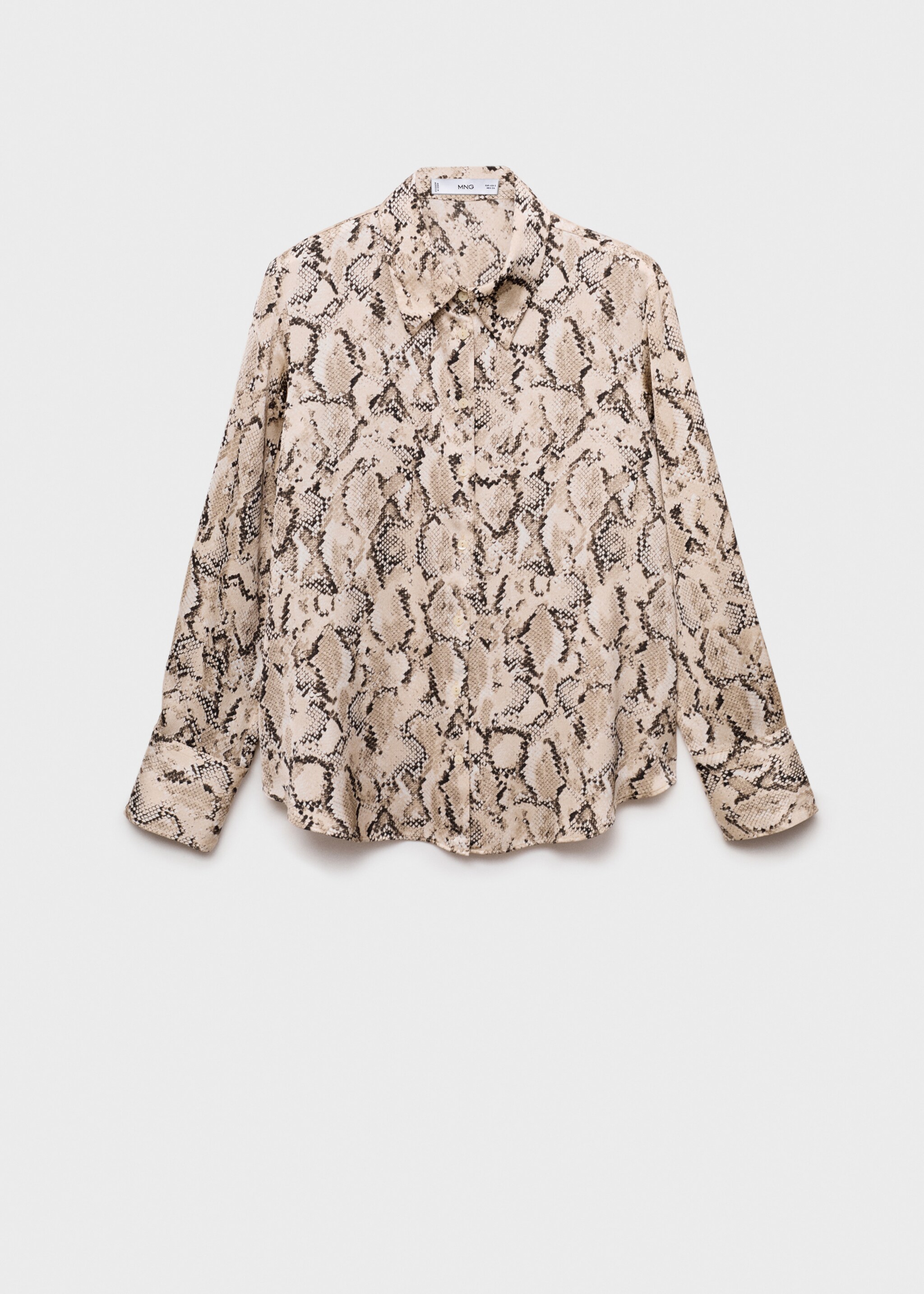 Satin print shirt - Article without model