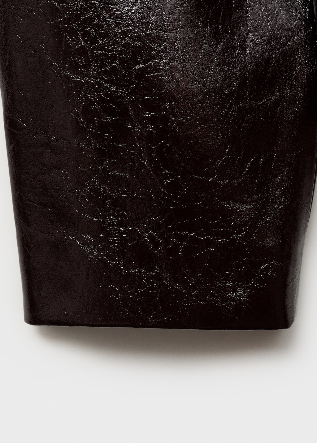 Perkins collar texture jacket