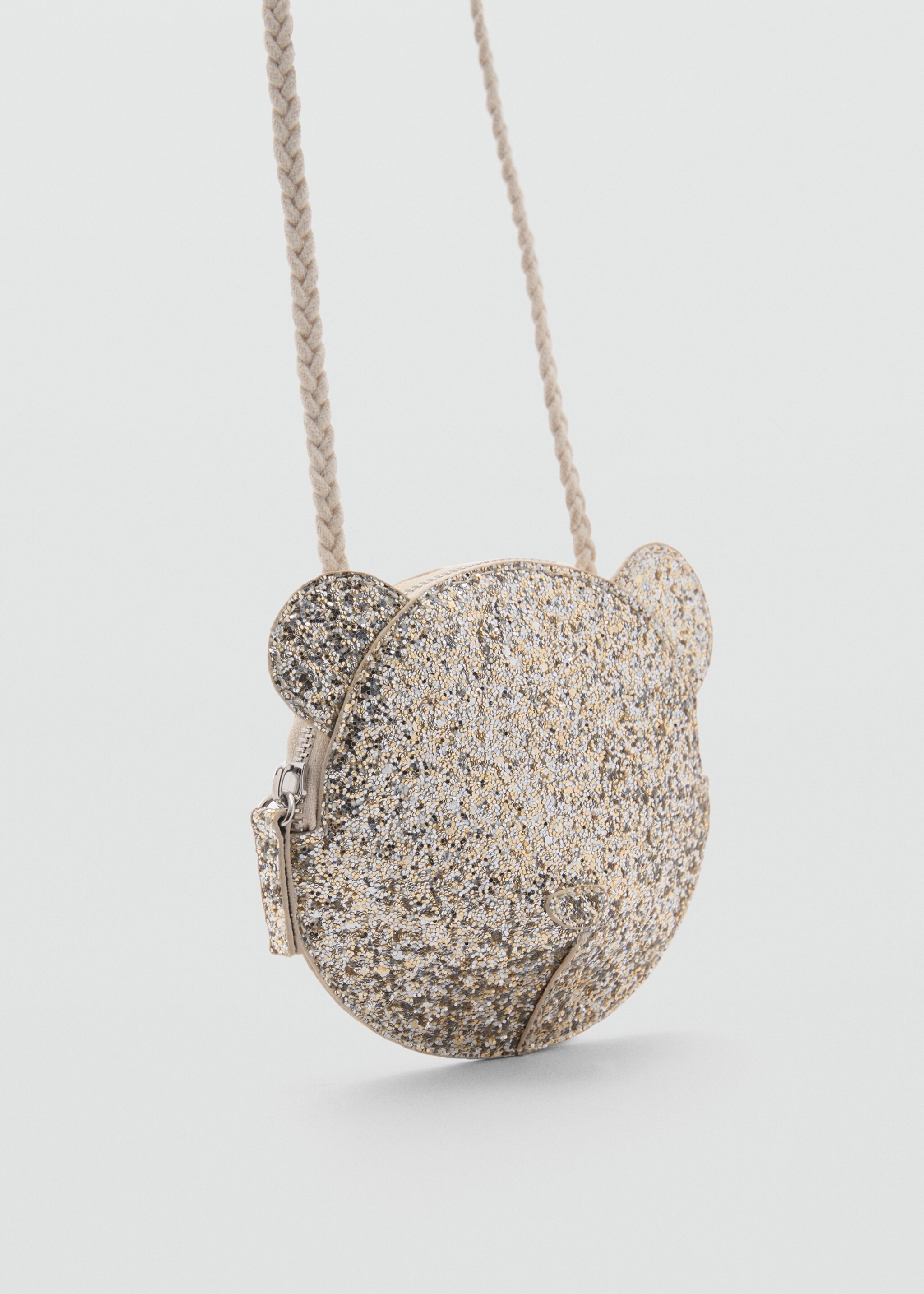 Bolso osito purpurina - Plano medio