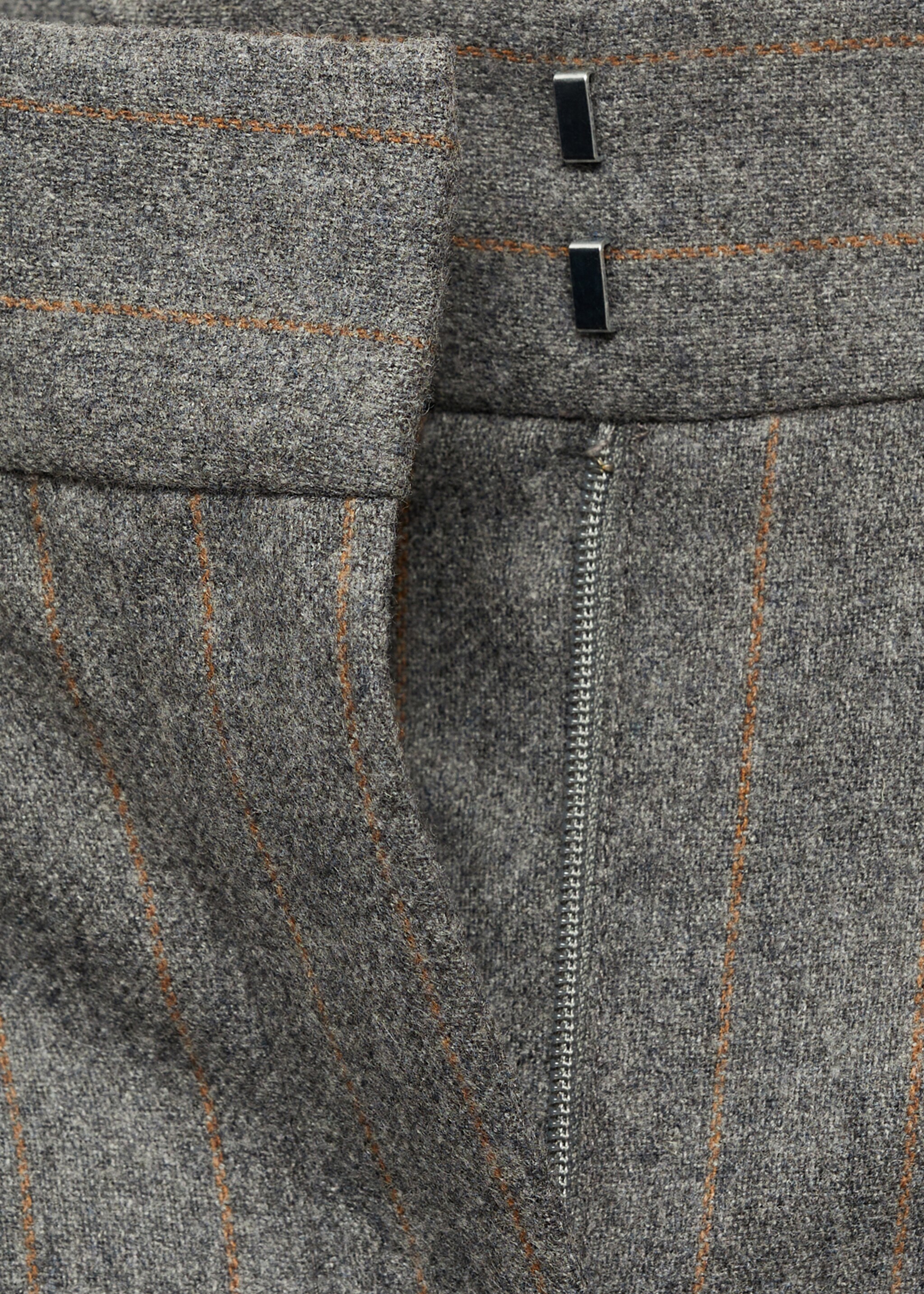 Wool-blend suit trousers - Details of the article 0