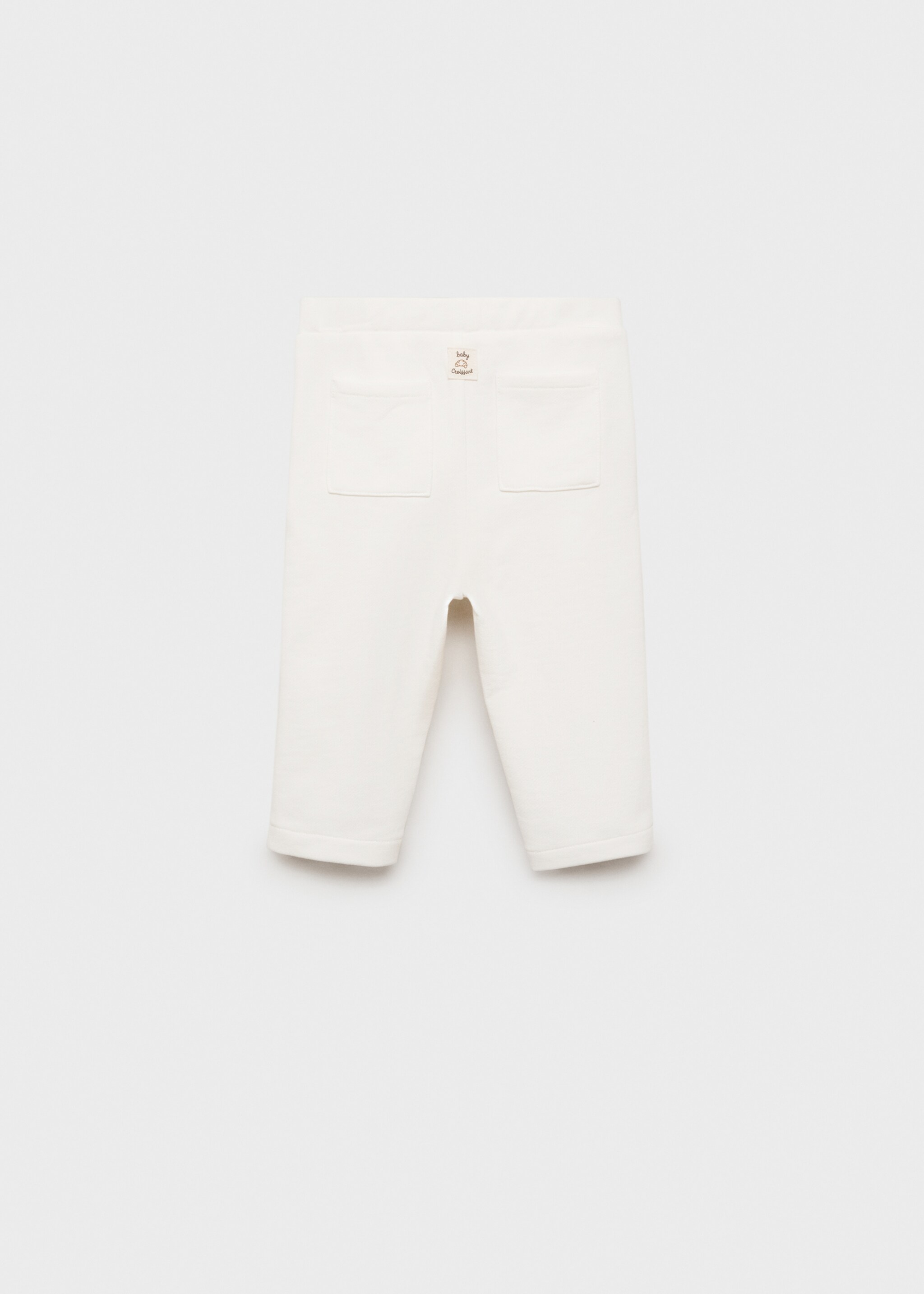 Knit jogger-style trousers - Reverse of the article