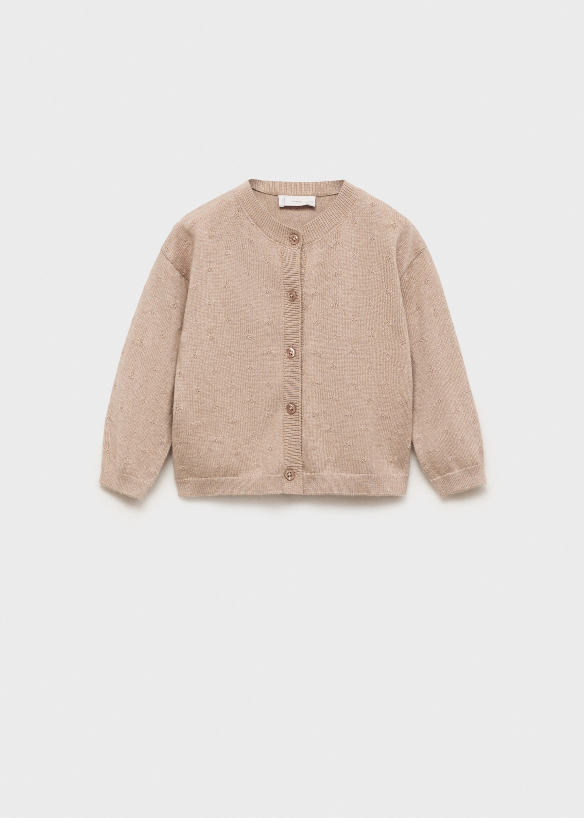 Button knit cardigan - Article without model