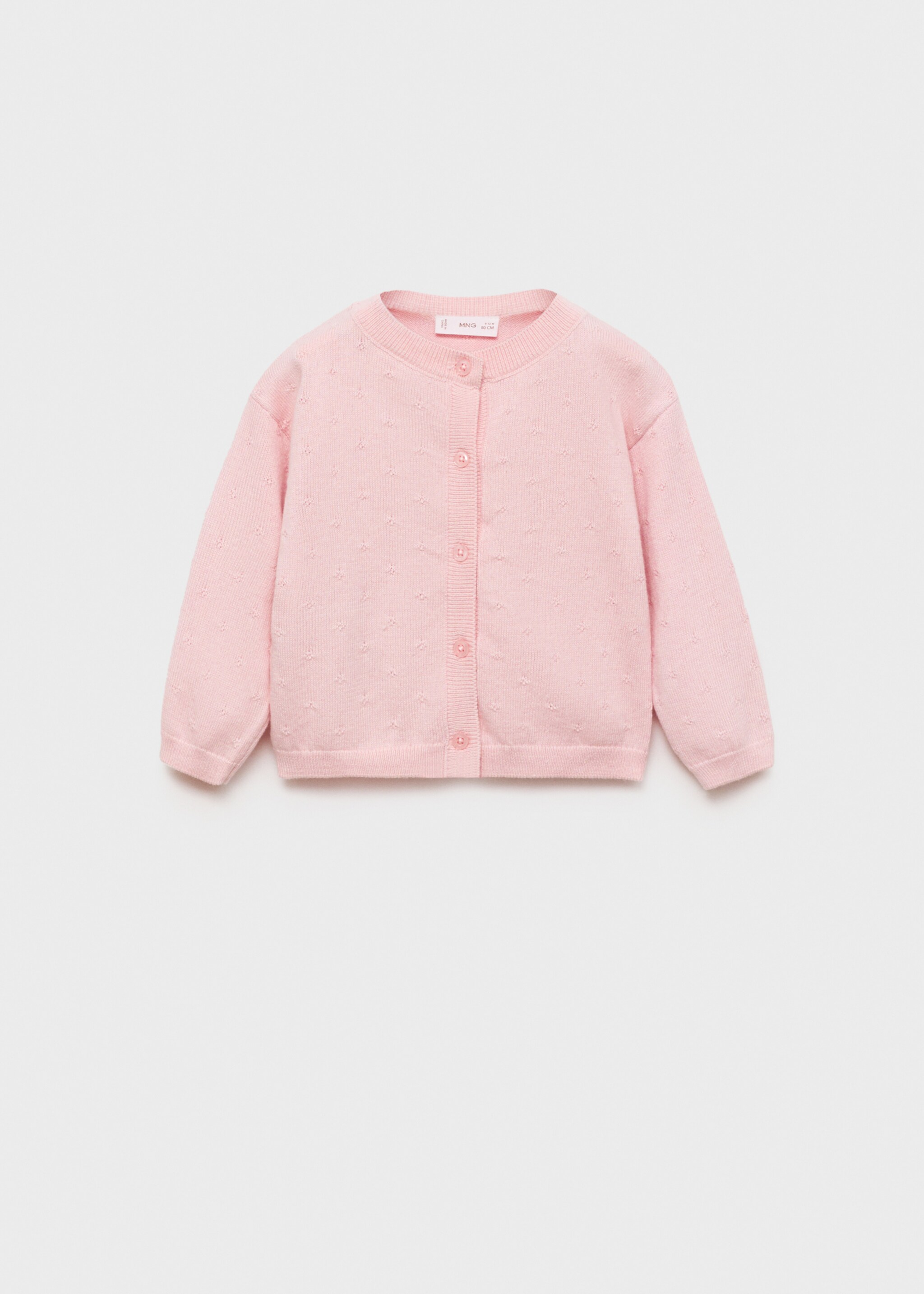 Button knit cardigan - Article without model