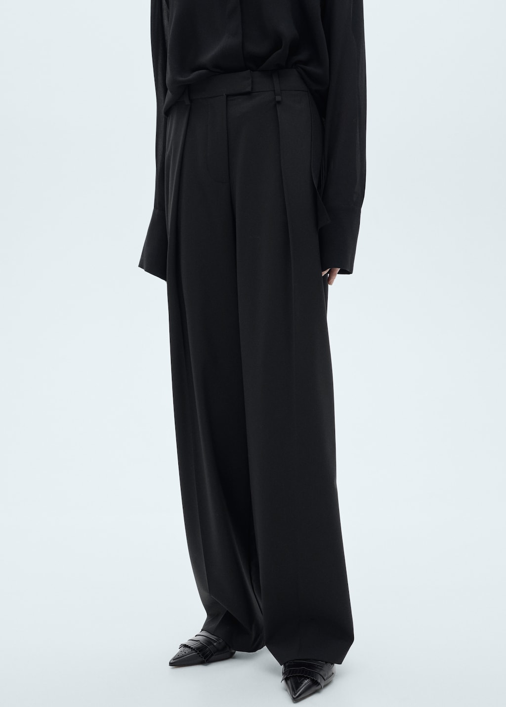 Pantalón recto pinzas