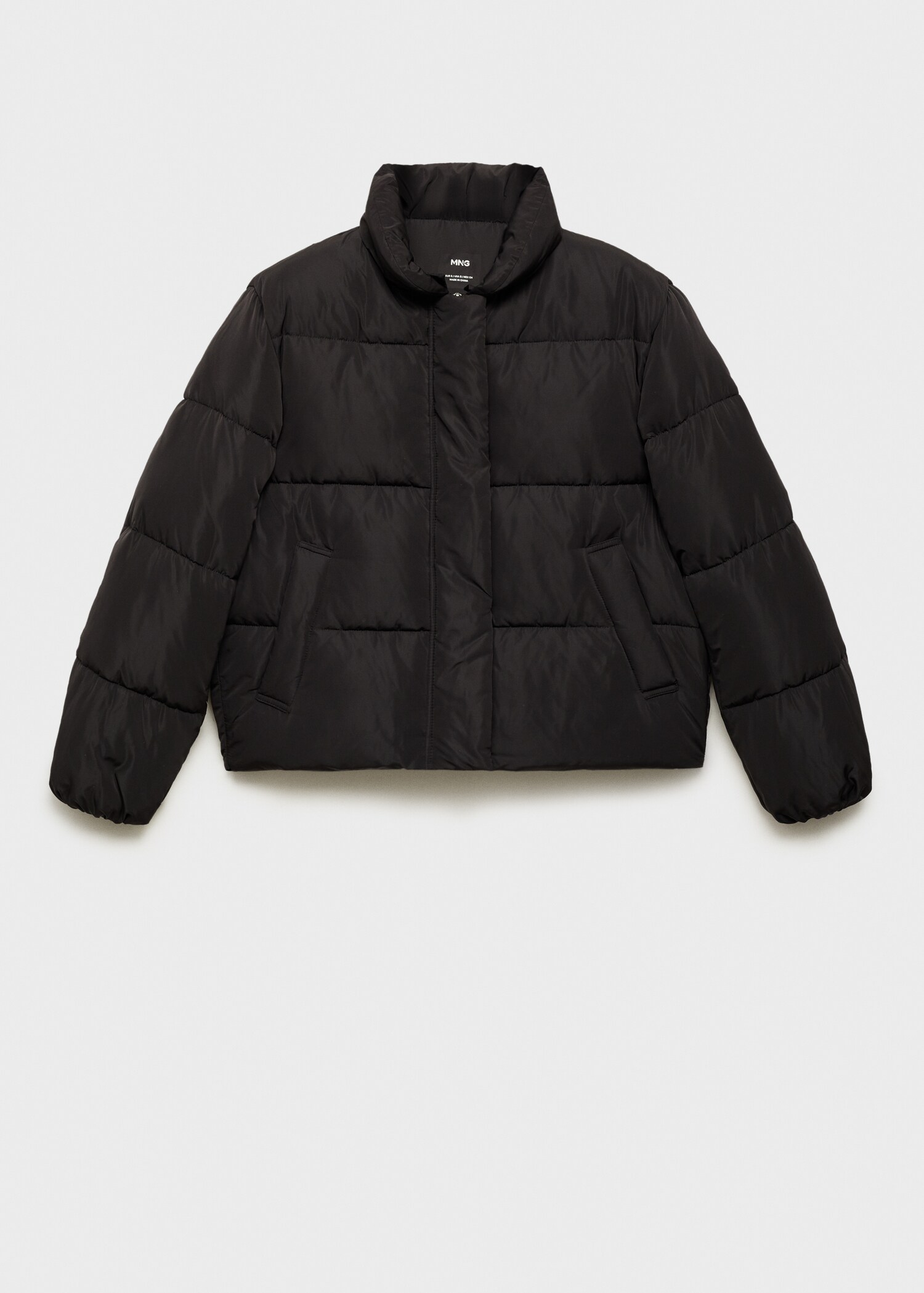 Anorak corto acolchado cuello pelo - Detalle del artículo 8