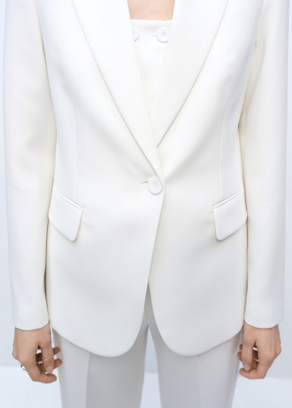 Mango Structured suit blazer
