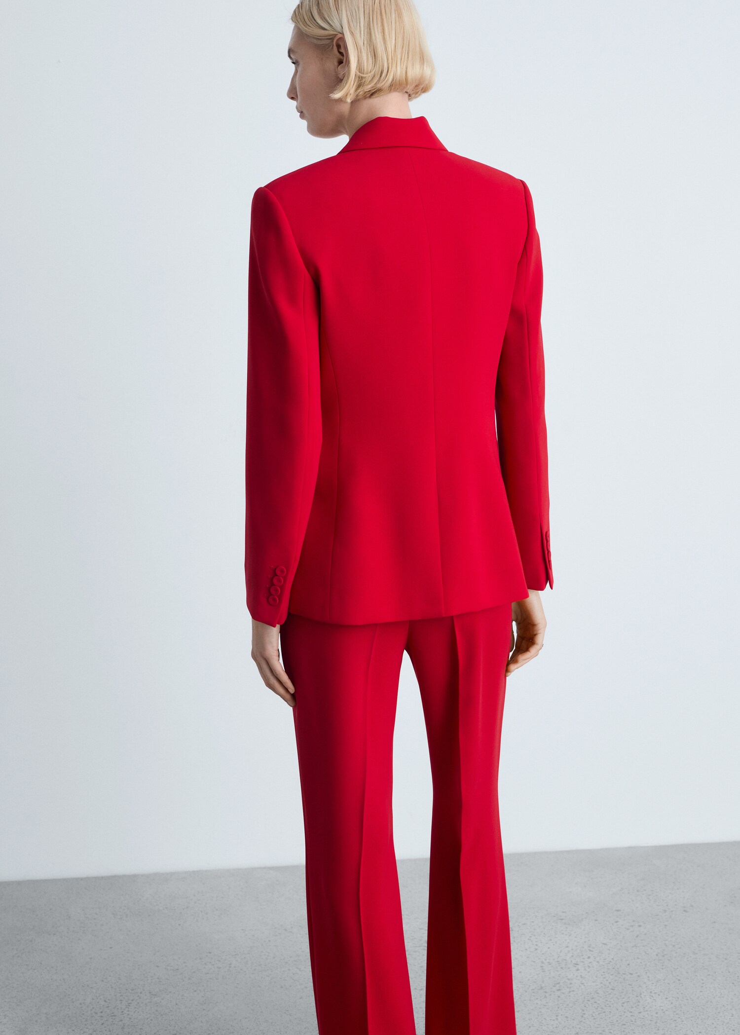 Blazer traje estructura - Reverso del artículo