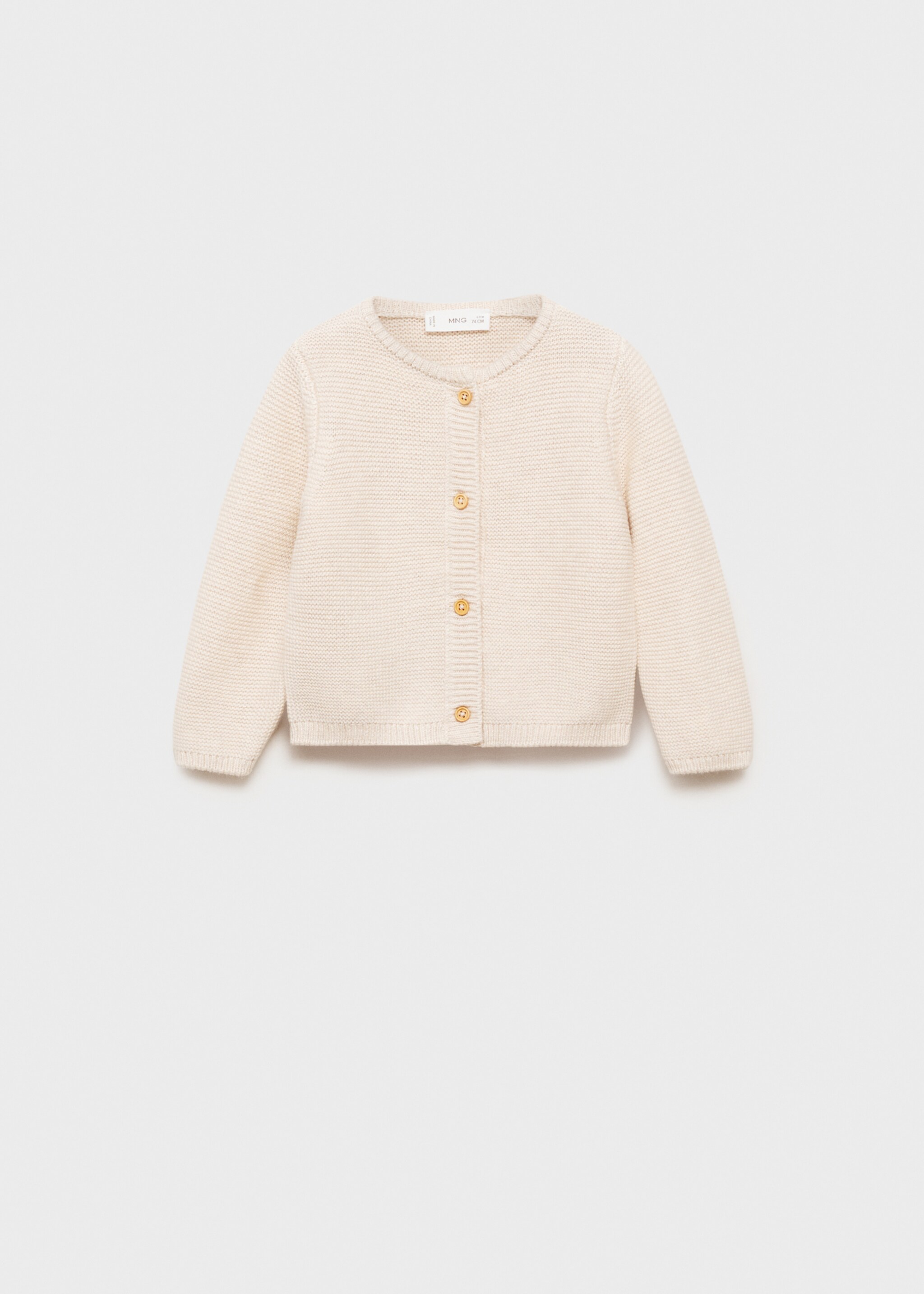 Button knit cardigan - Article without model