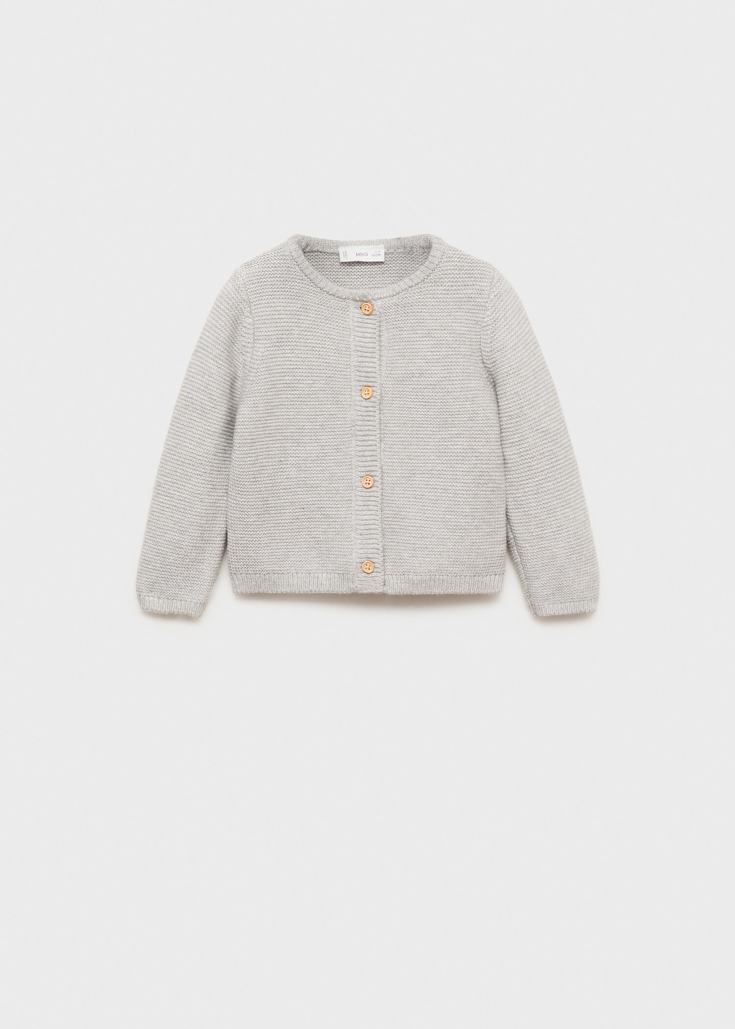Button knit cardigan - Article without model