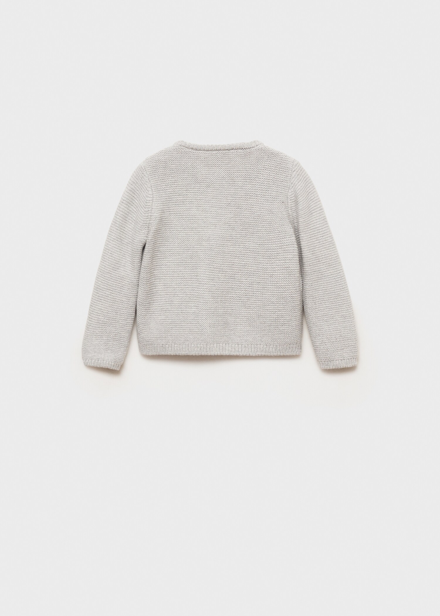 Button knit cardigan - Reverse of the article