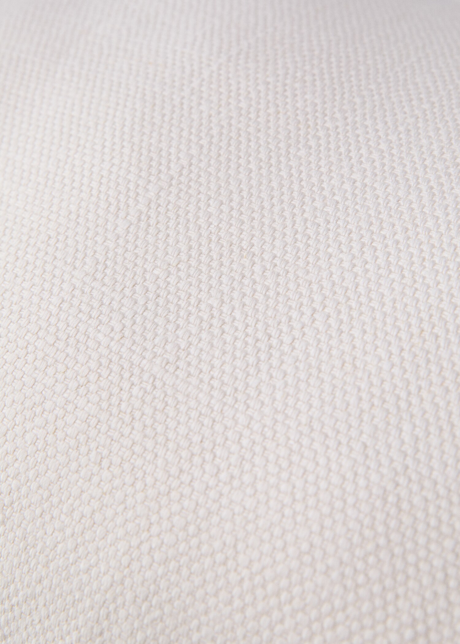 Textured linen cushion cover with overlock, 40x60cm - Details of the article 3