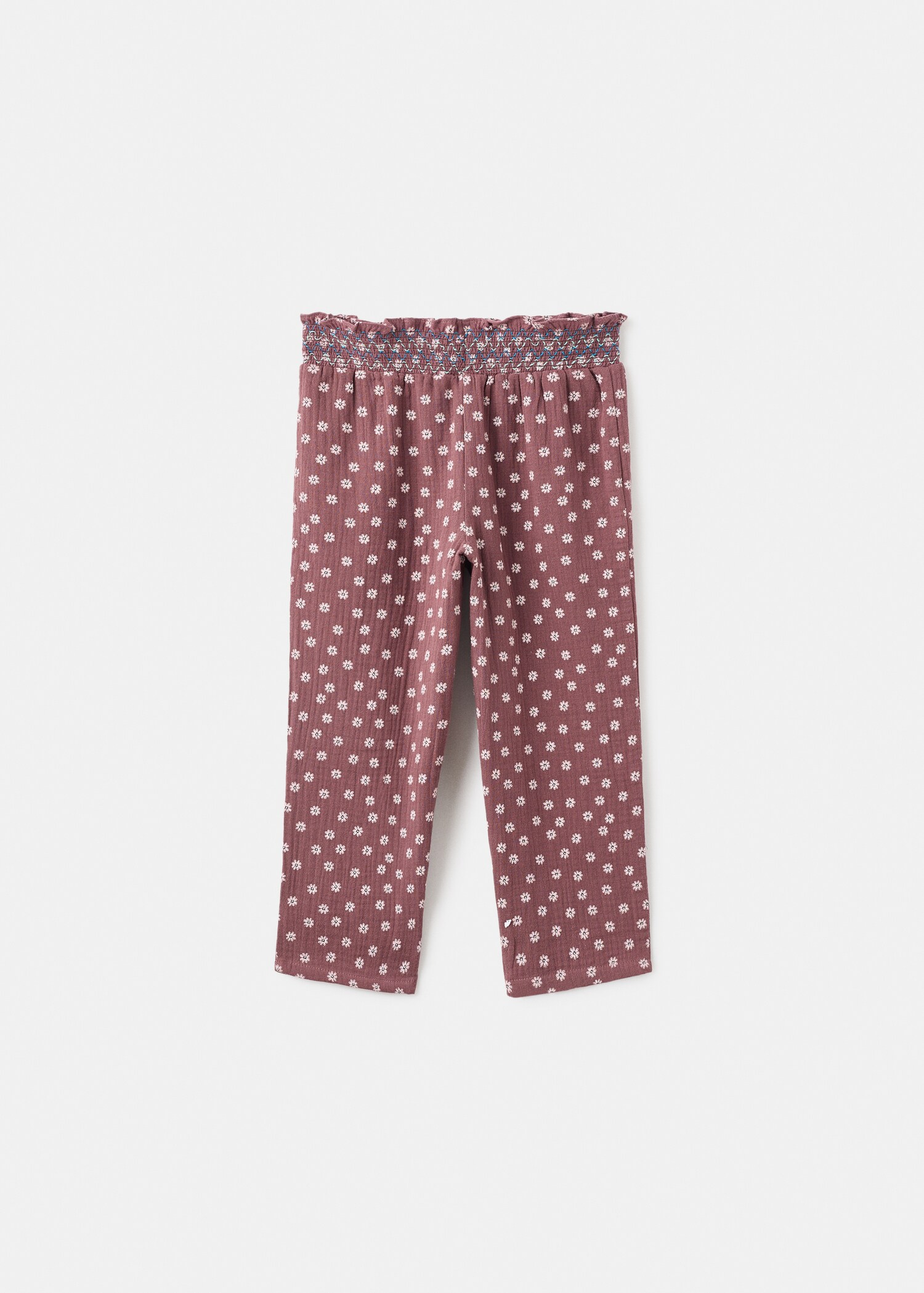 Pantalón algodón estampado - Reverso del artículo