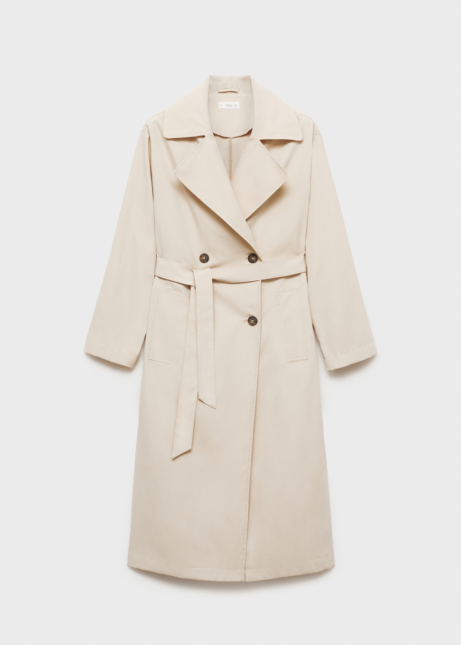Trench fluido cinturón - Artículo sin modelo