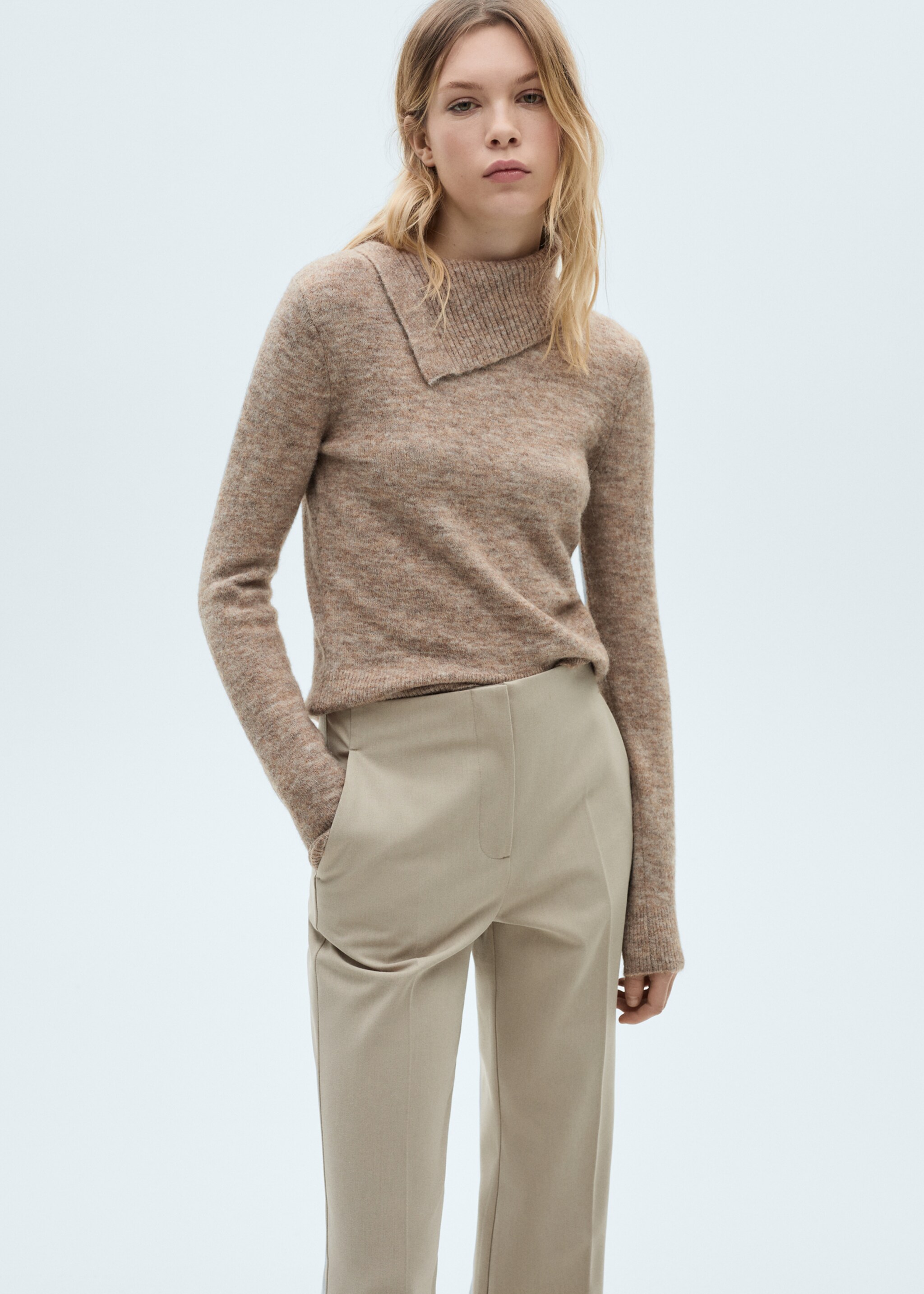 Orta belli wideleg pantolon - Ürün detayı 1
