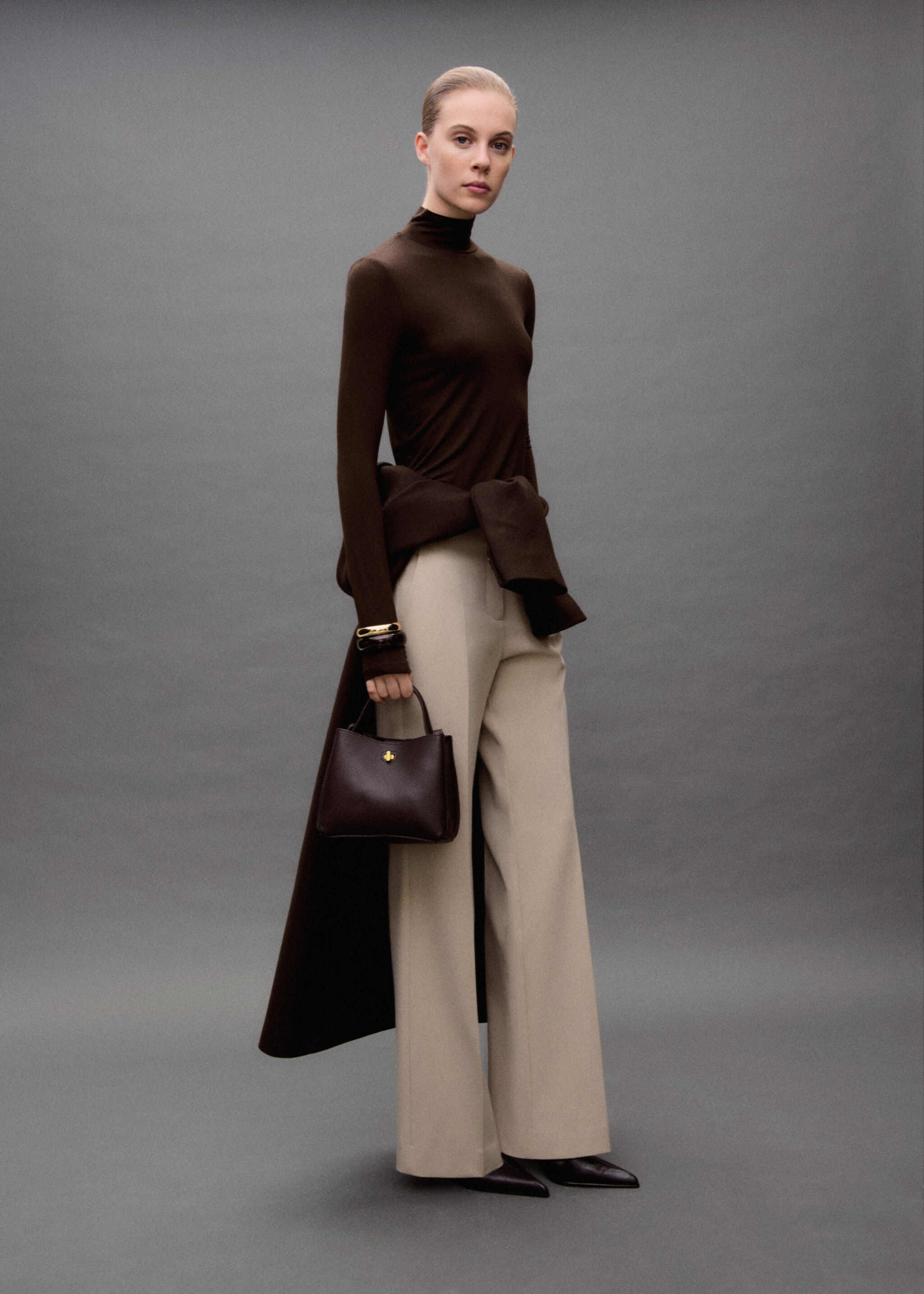 Orta belli wideleg pantolon - Ürün detayı 6