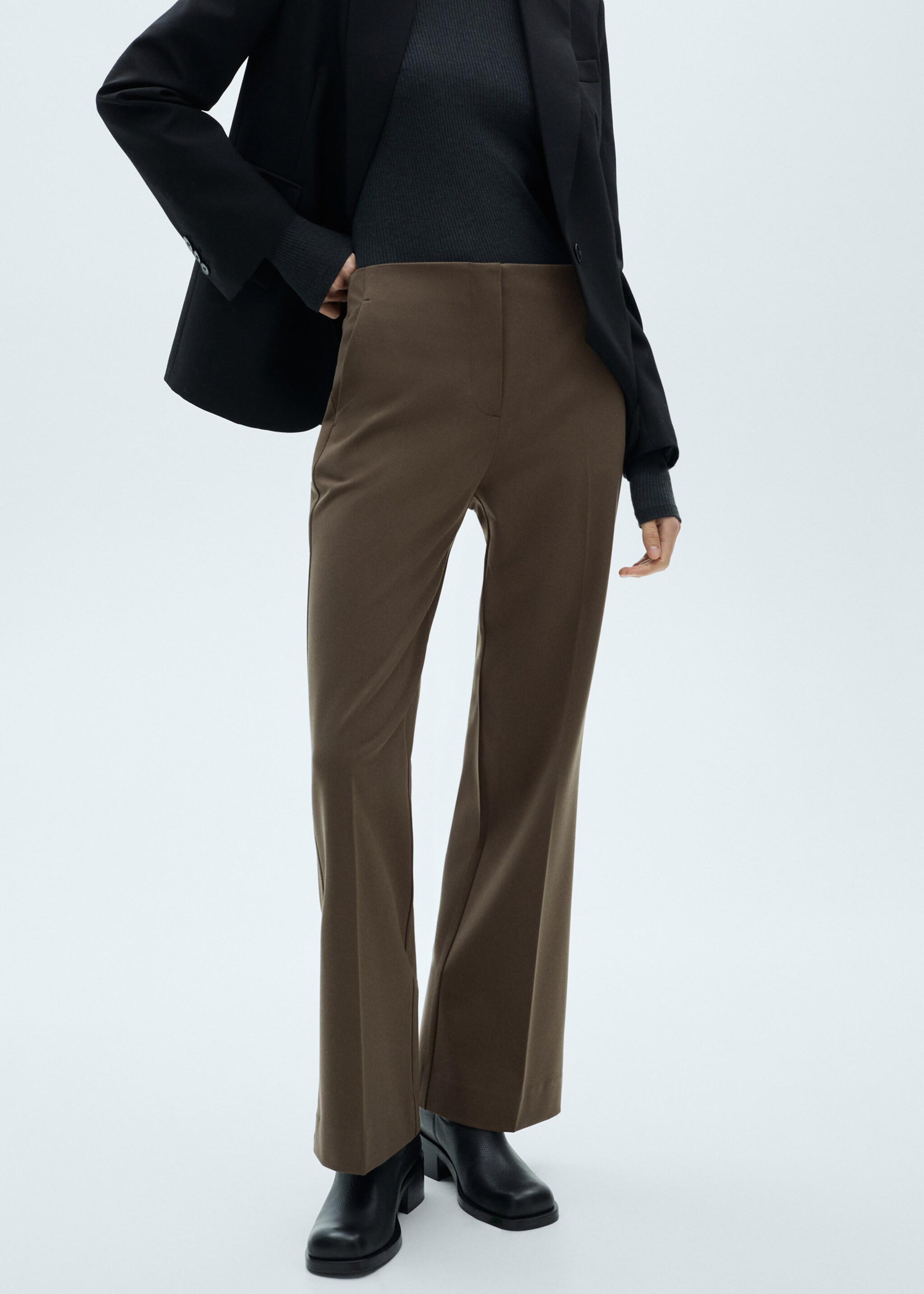 Pantalon flare taille normale - Plan moyen