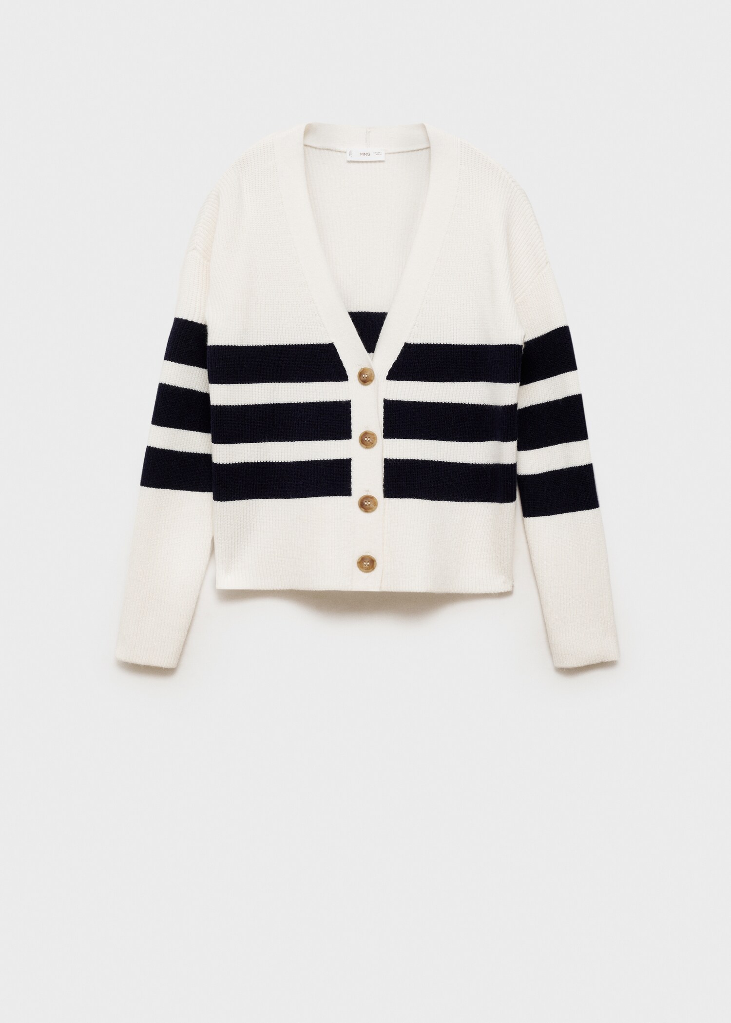 Stripped knit cardigan - Article without model
