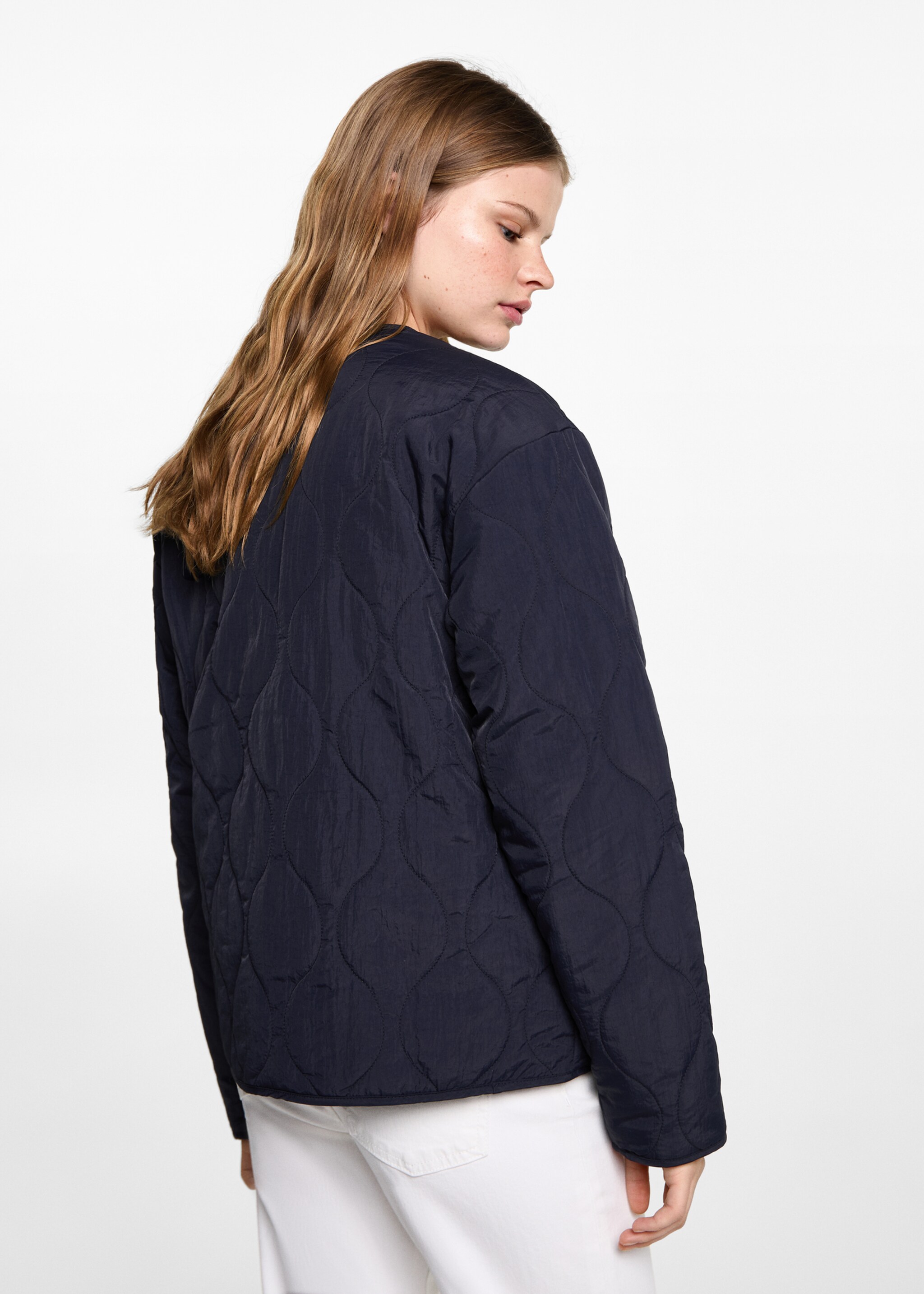 Blouson matelassé poches - Verso de l’article