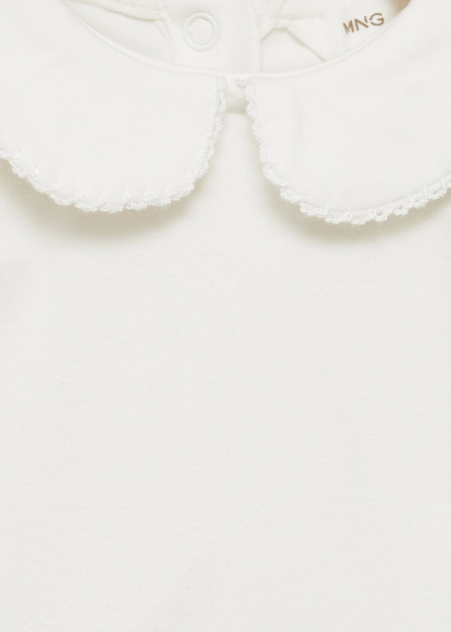 Pamučni body s babydoll ovratnikom - Detalji artikla 8