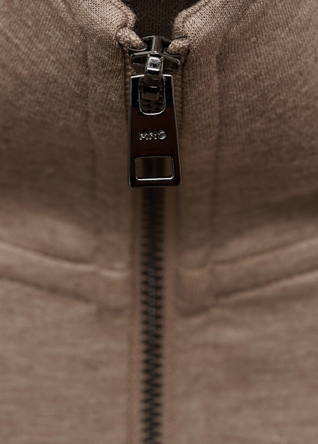 Regular-fit zipper-neck sweatshirt - Men | MANGO USA