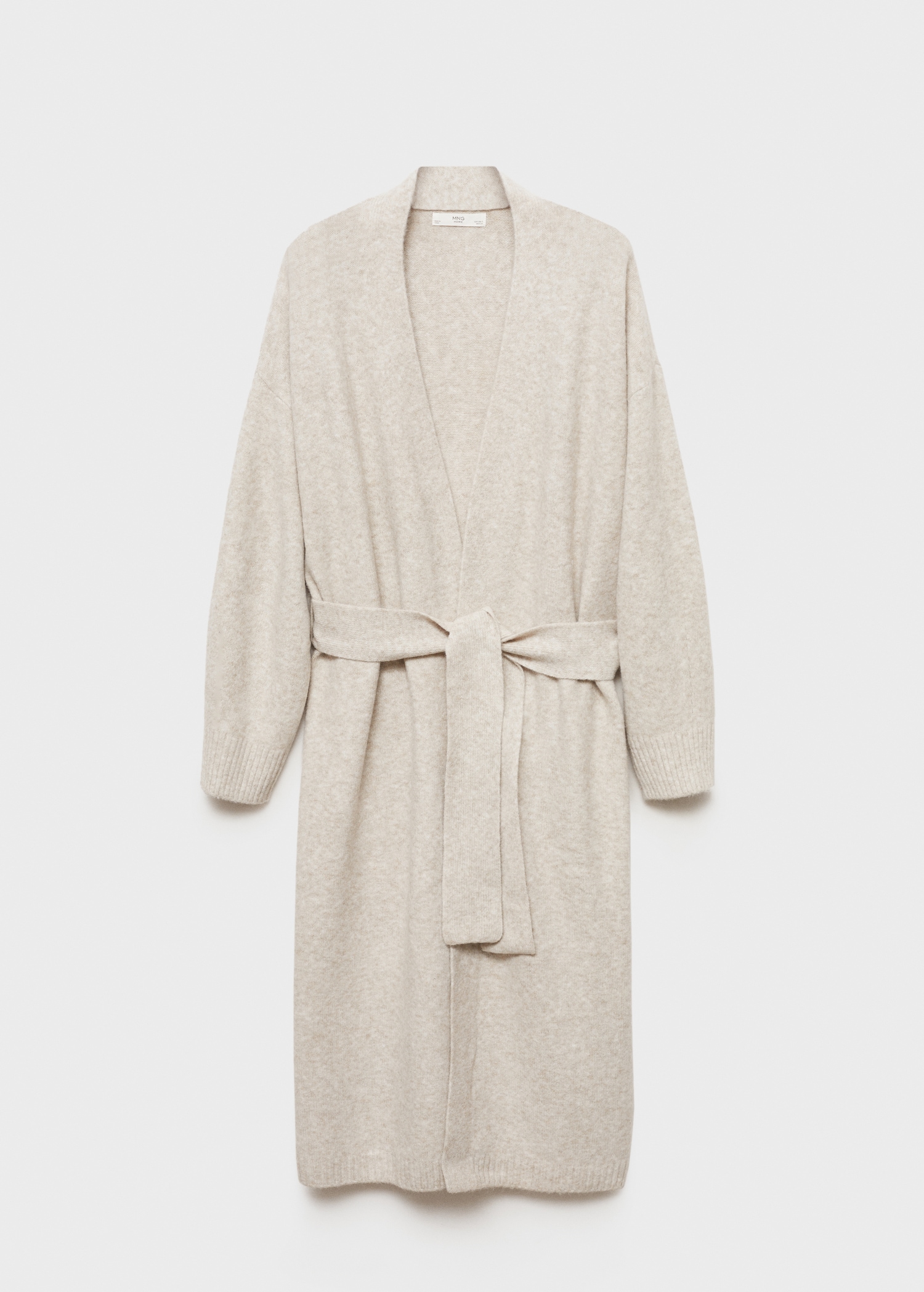 Long knitted cardigan - Article without model
