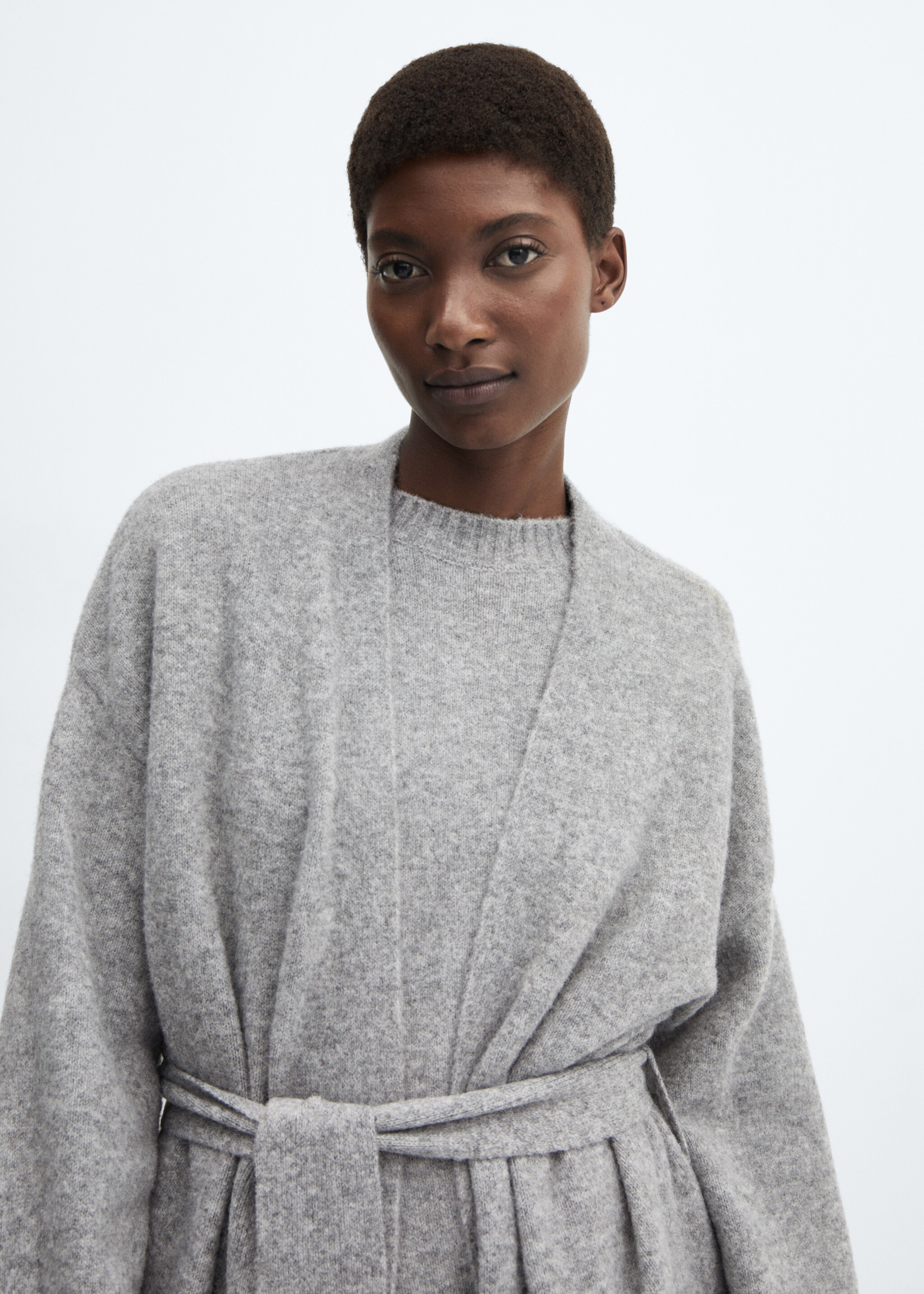 Long knitted cardigan - Details of the article 1