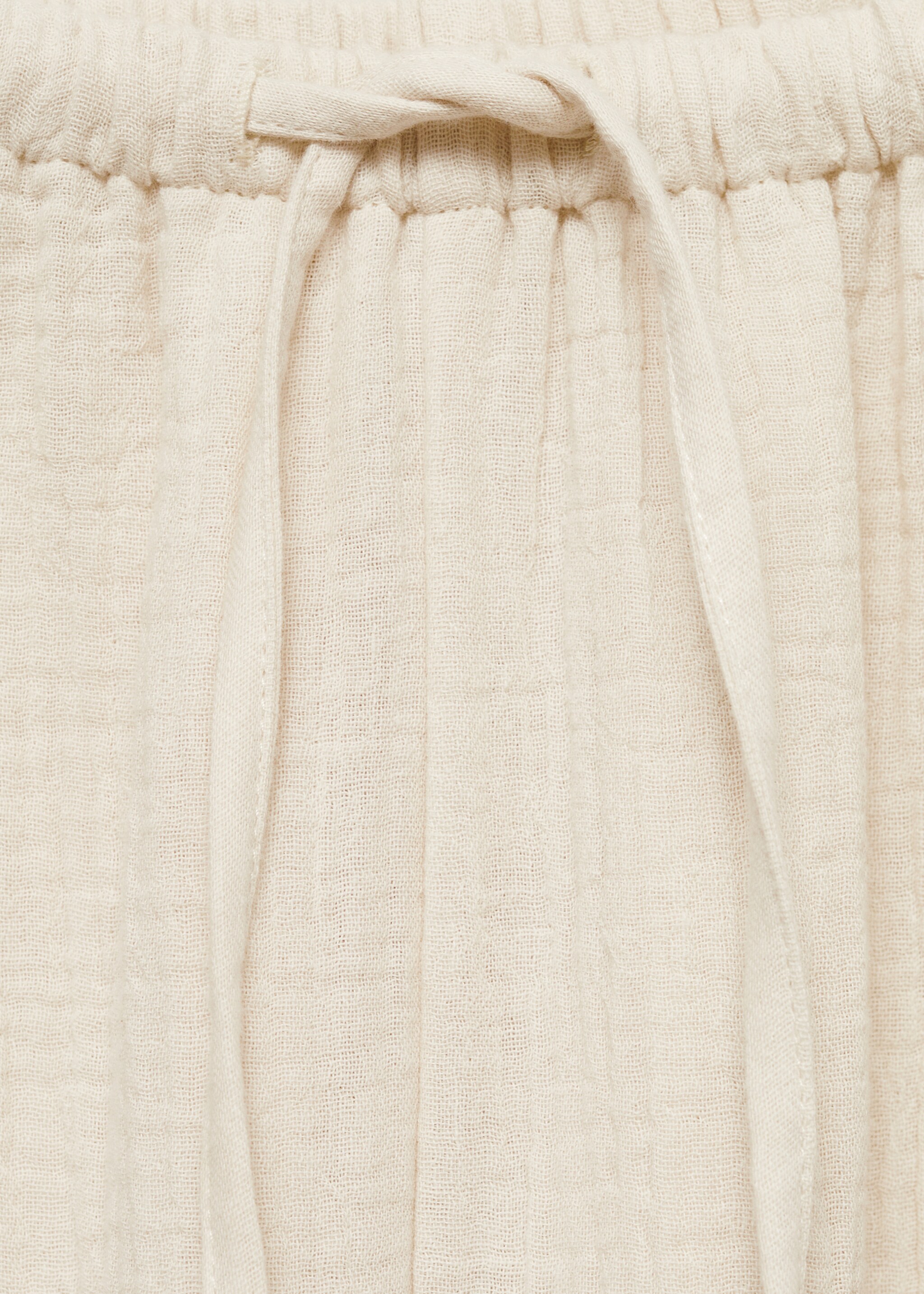 Plain cotton pyjama trousers - Details of the article 8