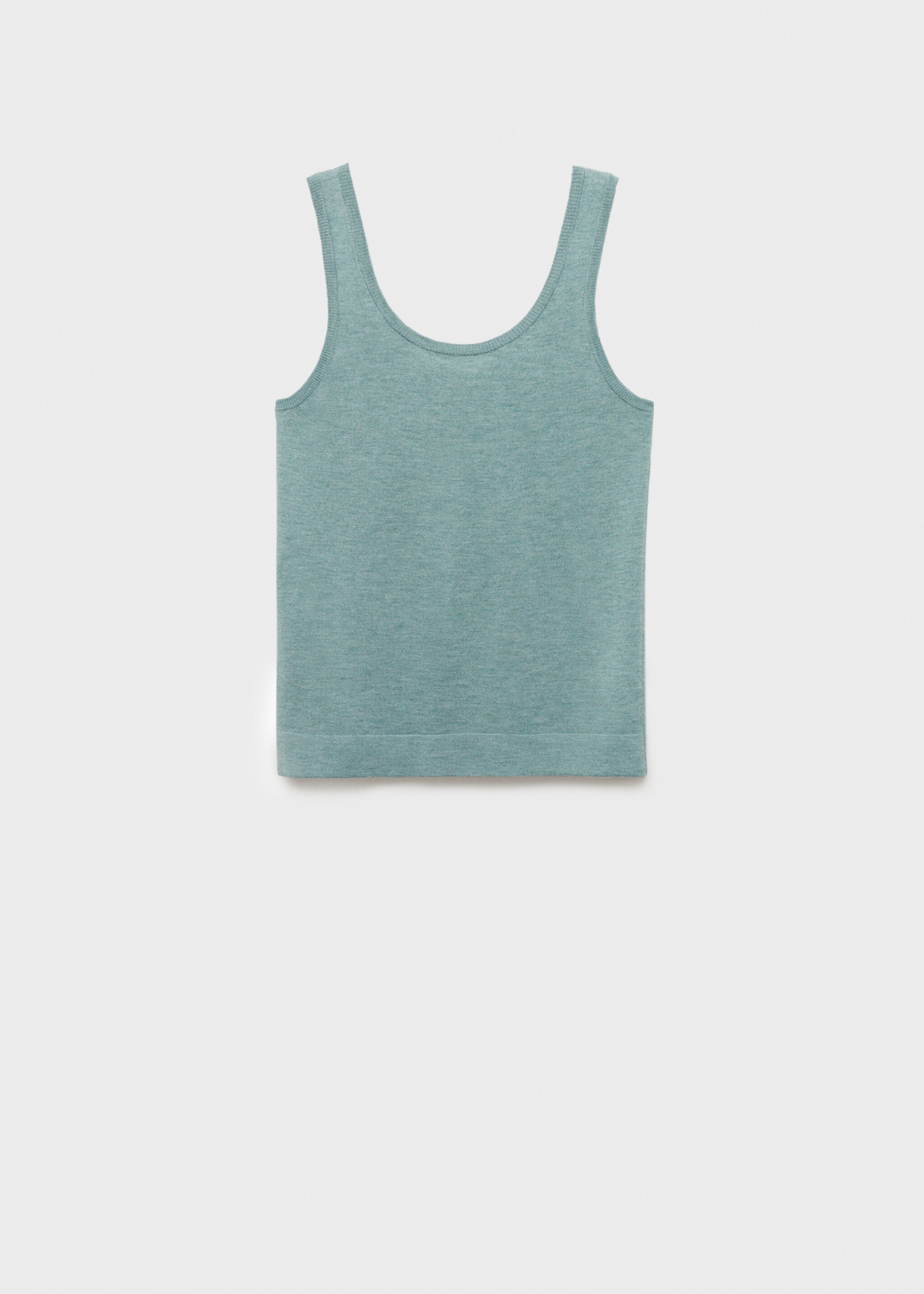 Rib-knit tank top - Article without model