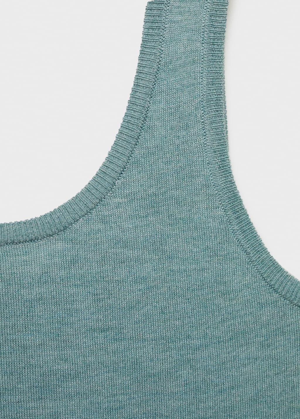 Mango Rib-knit tank top