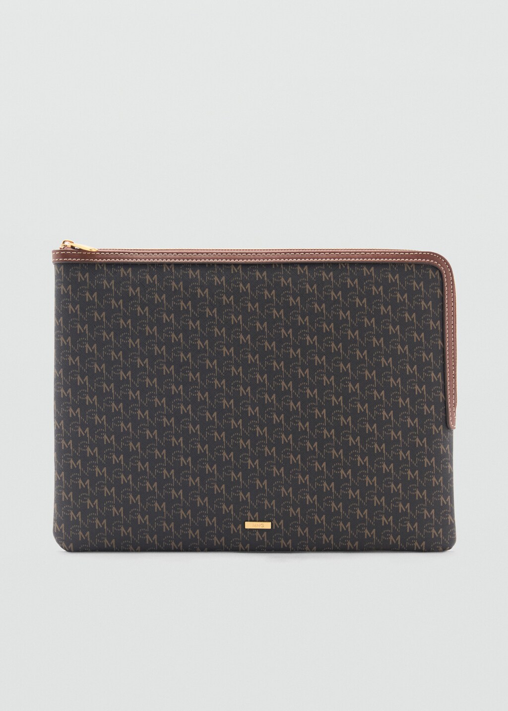 Laptop case with printed logo