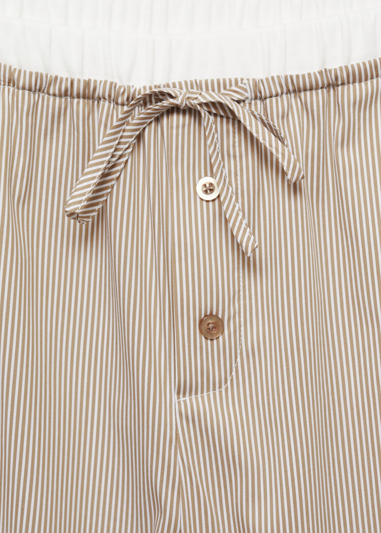 Pyjama-Hose mit Streifen und elastischem Detail - Detail des Artikels 8