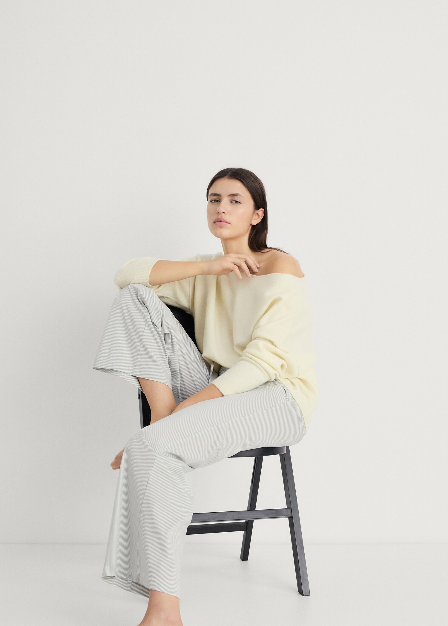 Pantaloni pigiama righe dettaglio elastico - Dettaglio dell'articolo 2