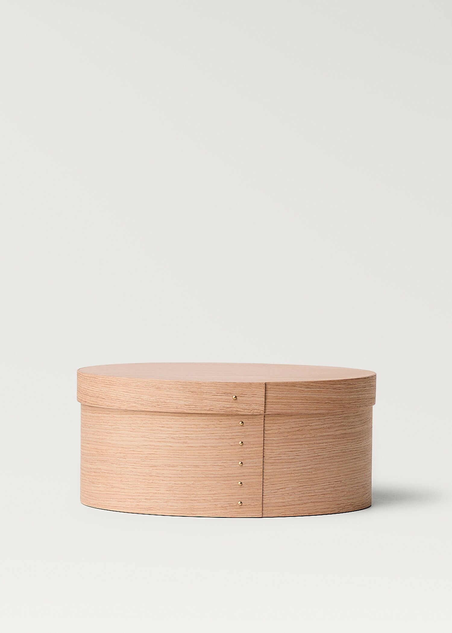 Caja madera ovalada mediana - Artículo sin modelo