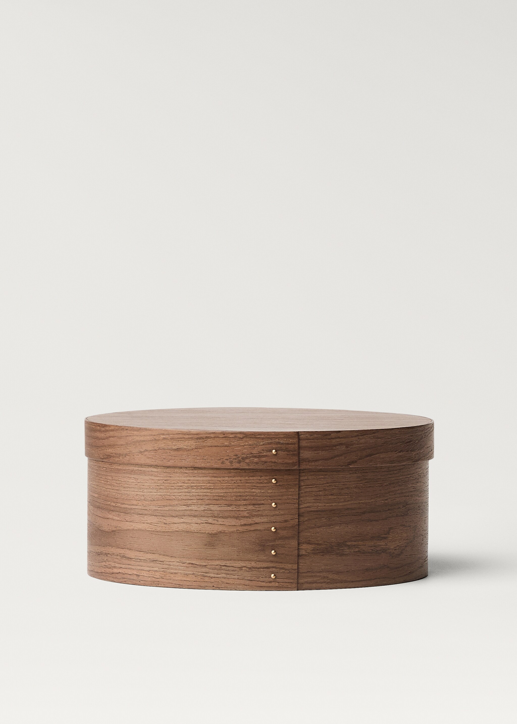 Medium oval wooden box - Article without model