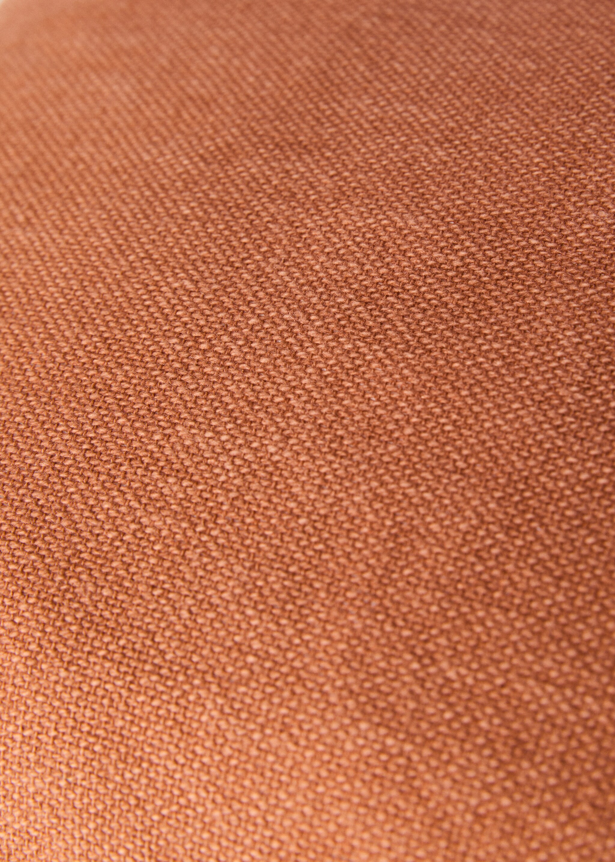Funda cojín ribete 45x45cm - Detalle del artículo 3, Caramelo. Ref: 87072909-00.