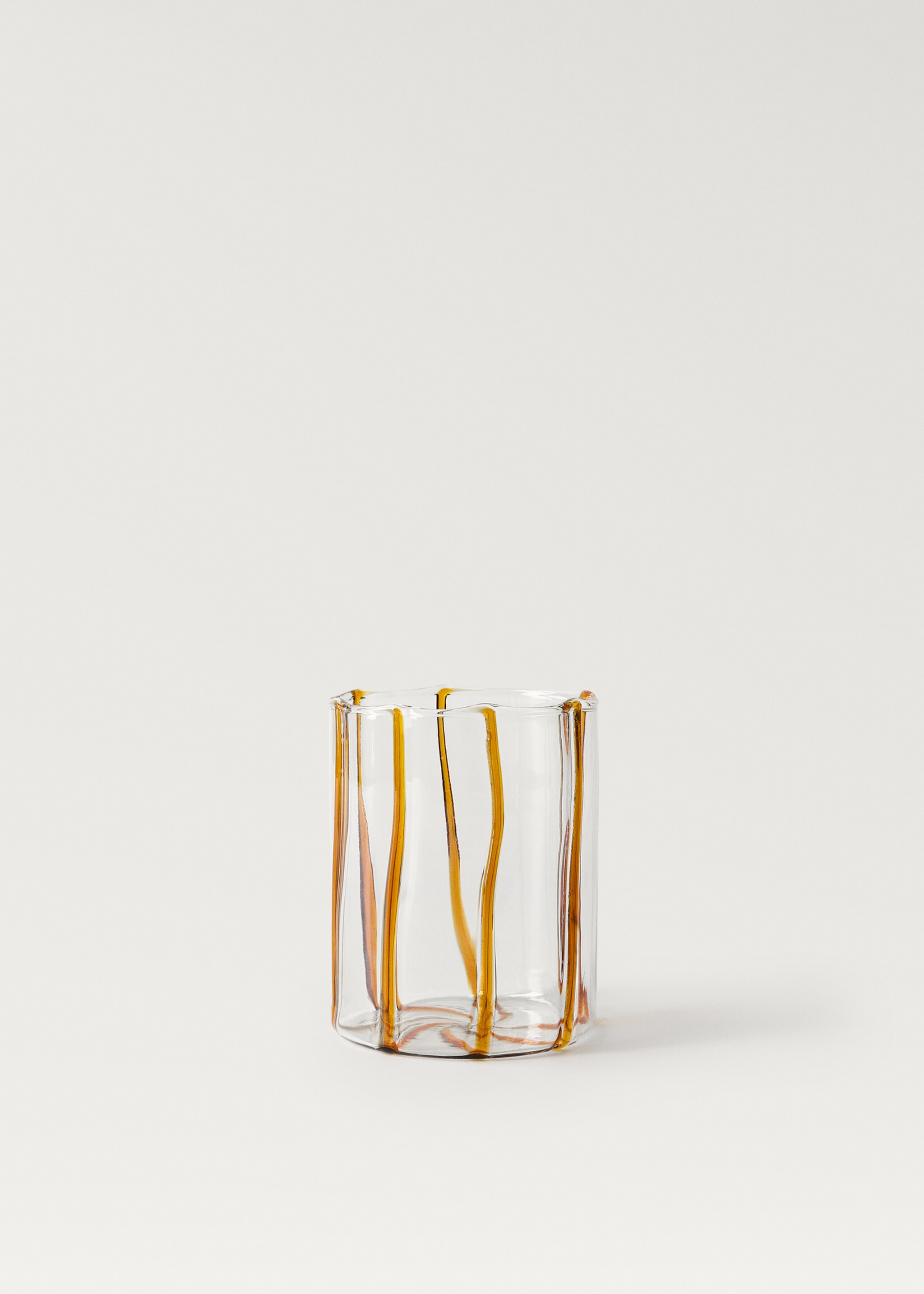Borosilicate glass with coloured lines - Article without model