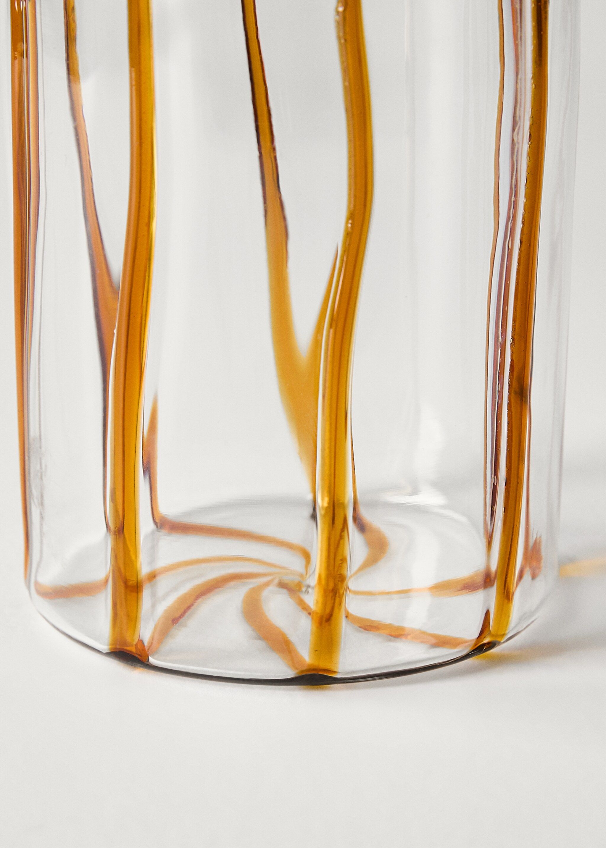 Borosilicate glass with coloured lines - Details of the article 2