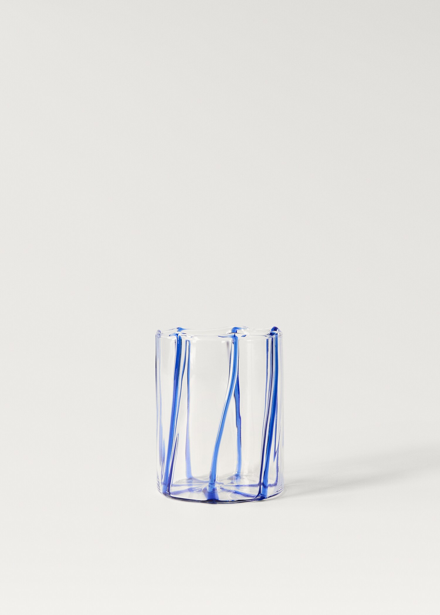 Borosilicate glass with coloured lines - Article without model