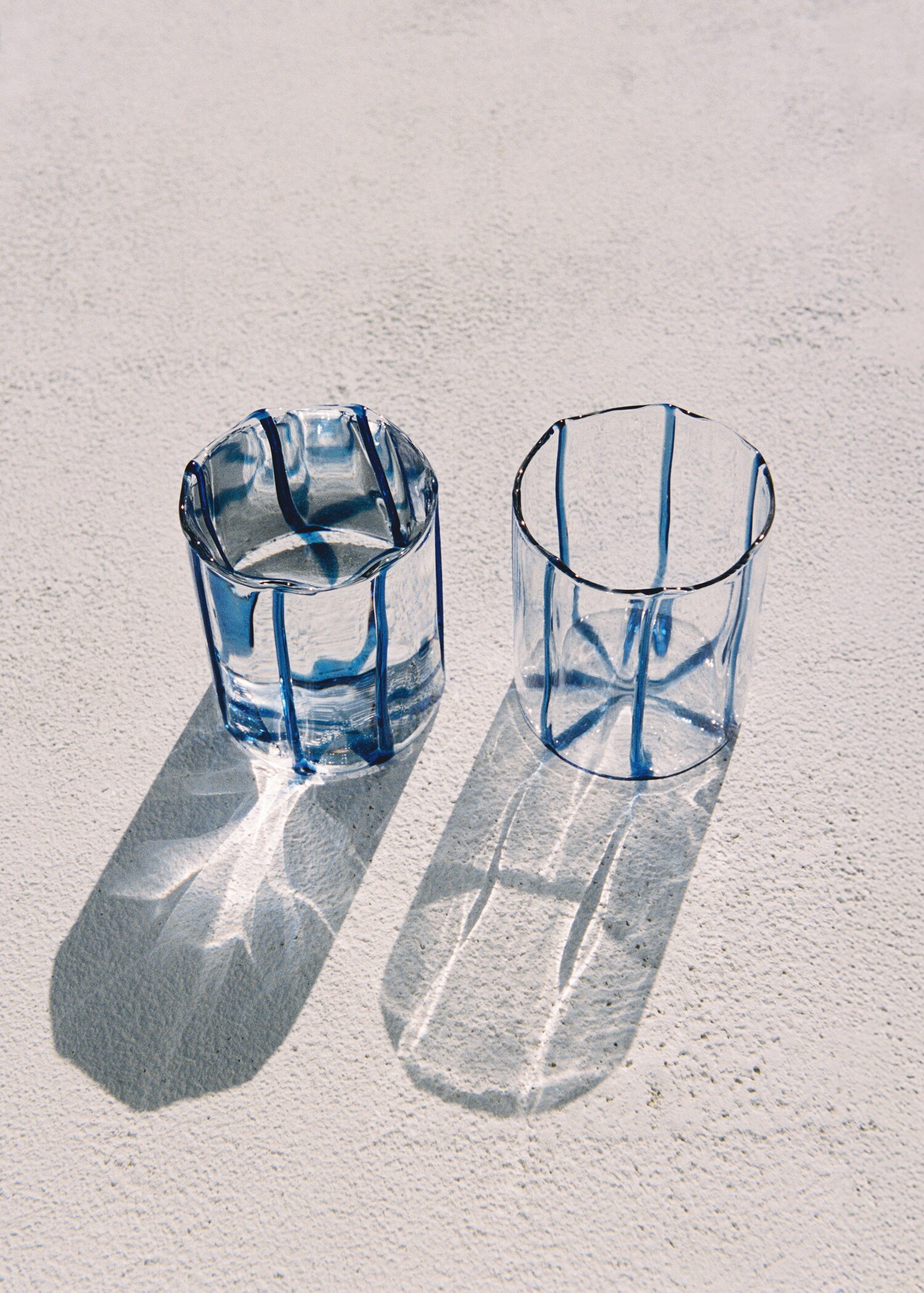 Borosilicate glass with coloured lines - Details of the article 7