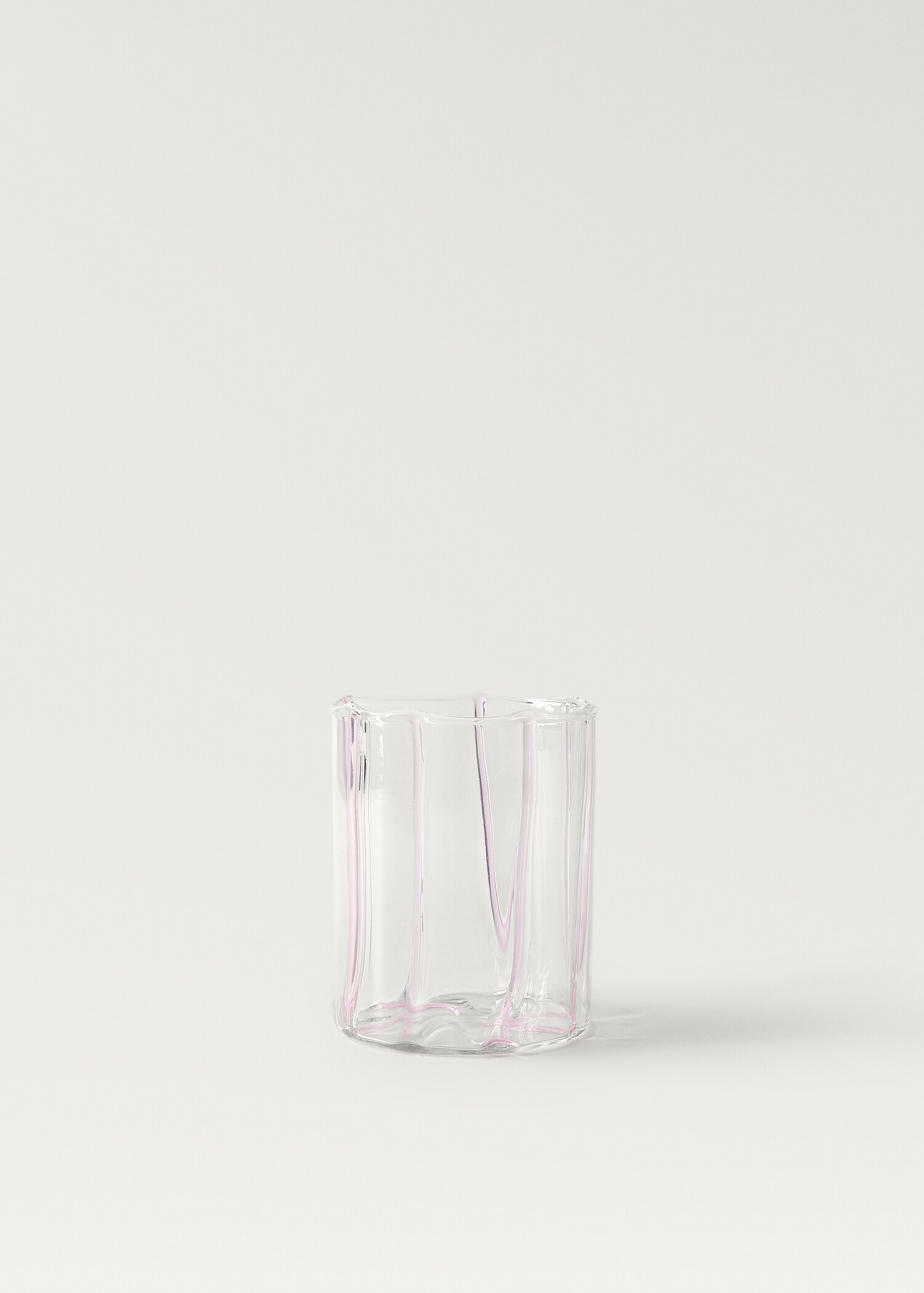 Borosilicate glass with coloured lines - Article without model