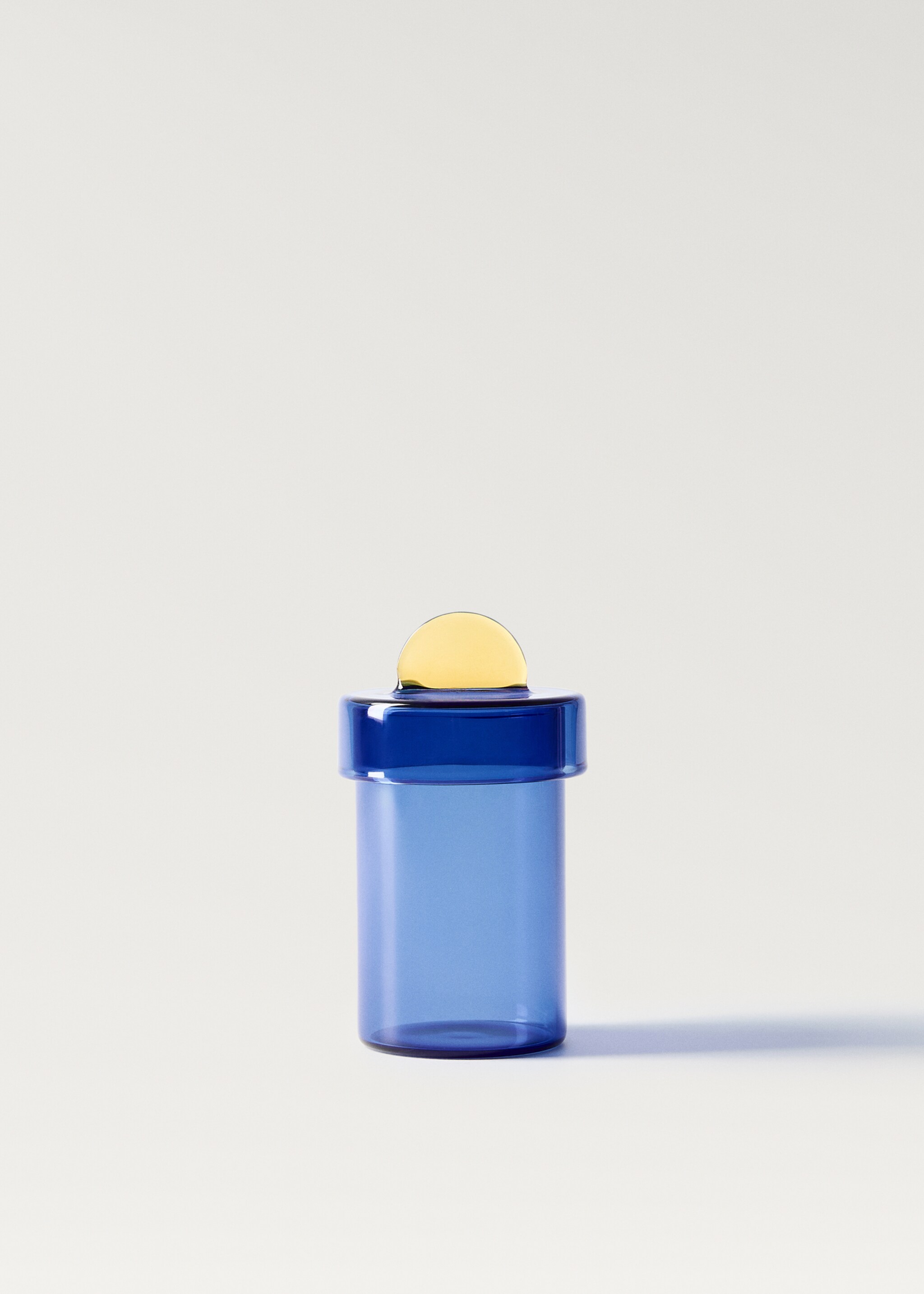 Farbige Dose aus Borosilikatglas - Artikel ohne Model