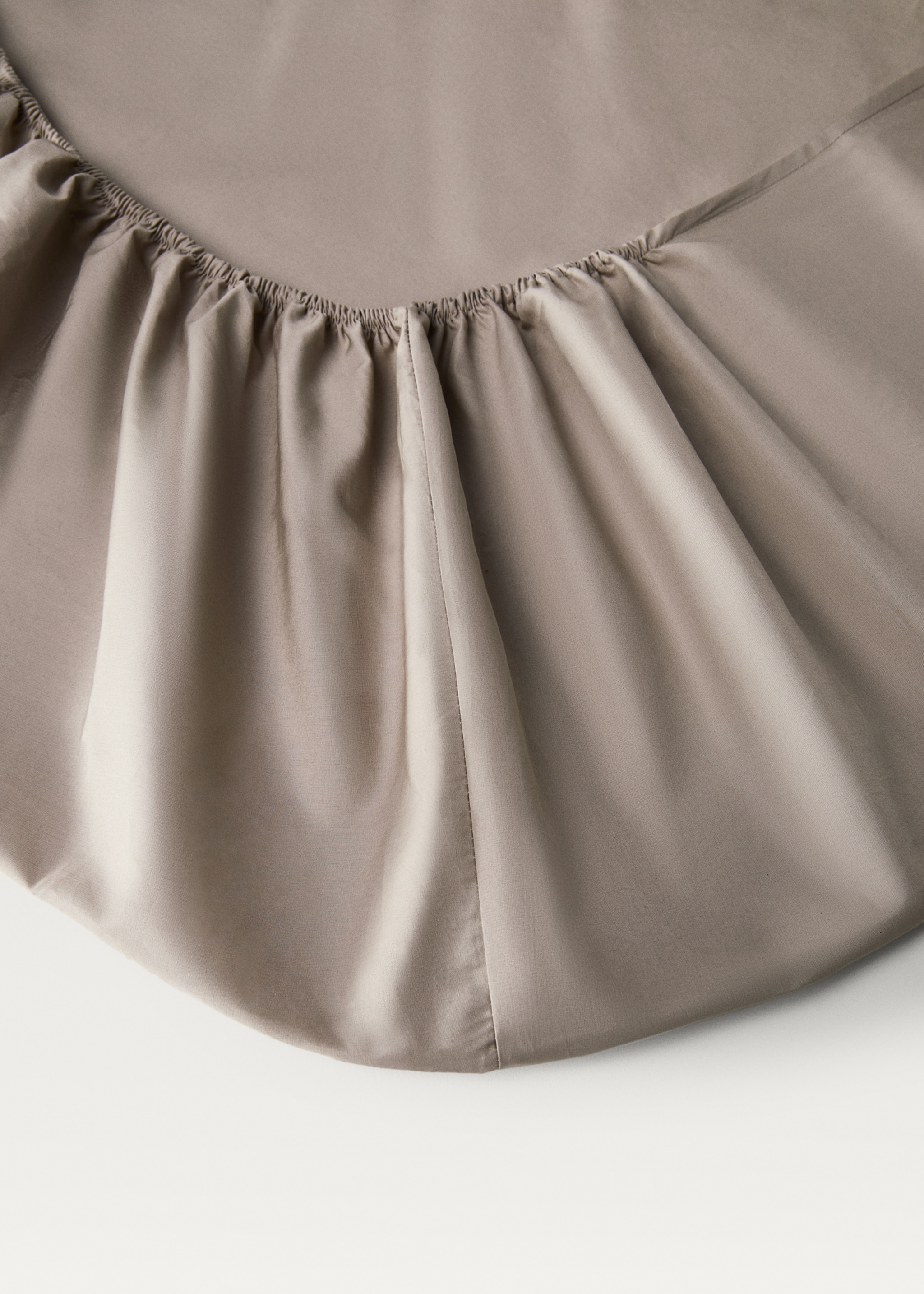 500-thread cotton percale fitted sheet for 160 cm bed - Details of the article 2