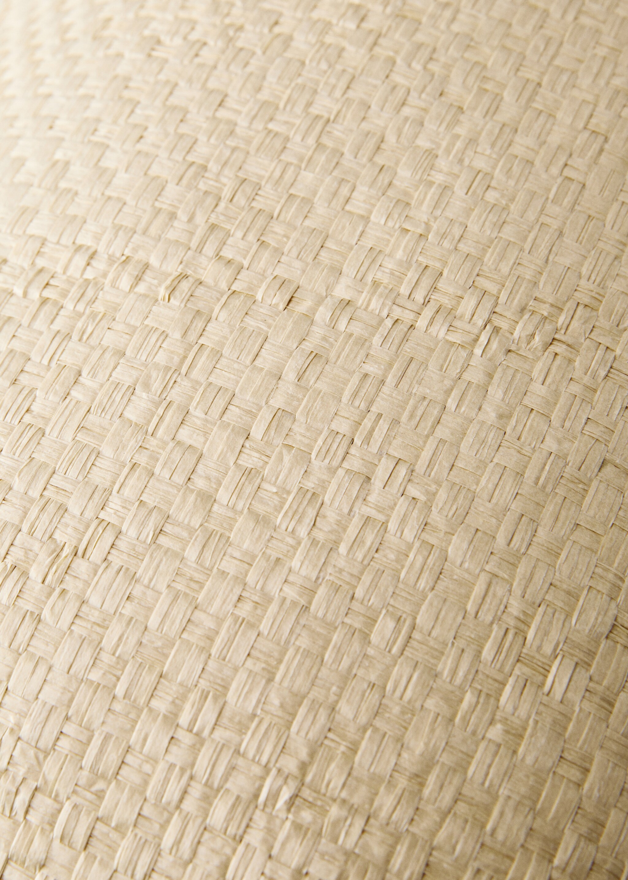 Paper braided cushion cover with trim 30x50 cm - Details of the article 3